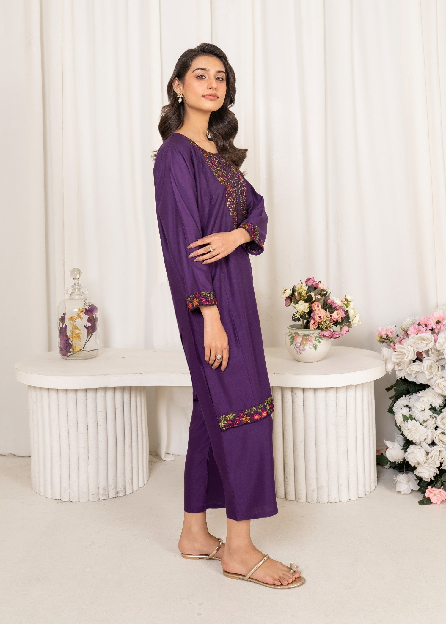 Tawakal Closet PURPLE SEQUENCE Women 2pcs