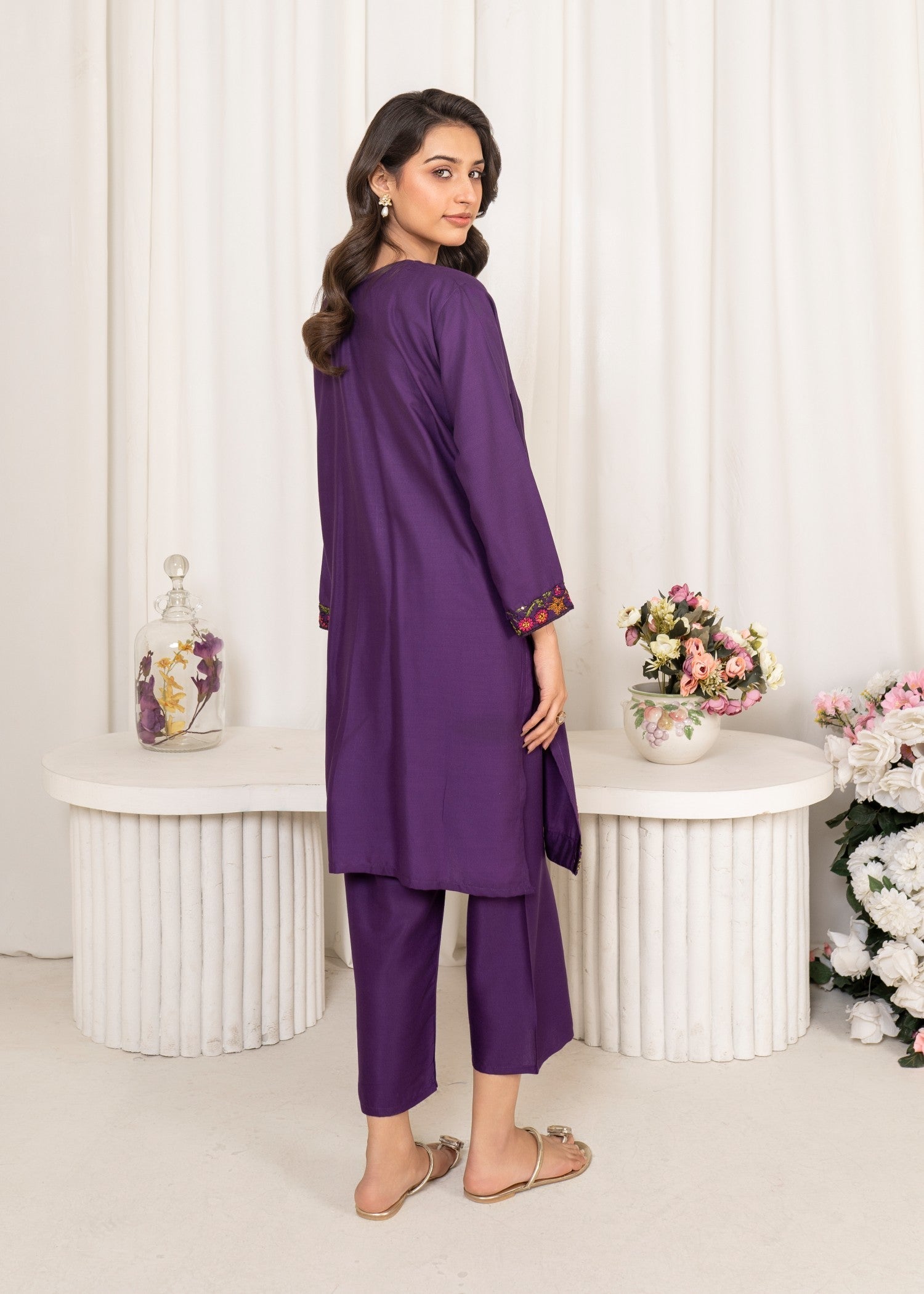 Tawakal Closet PURPLE SEQUENCE Women 2pcs