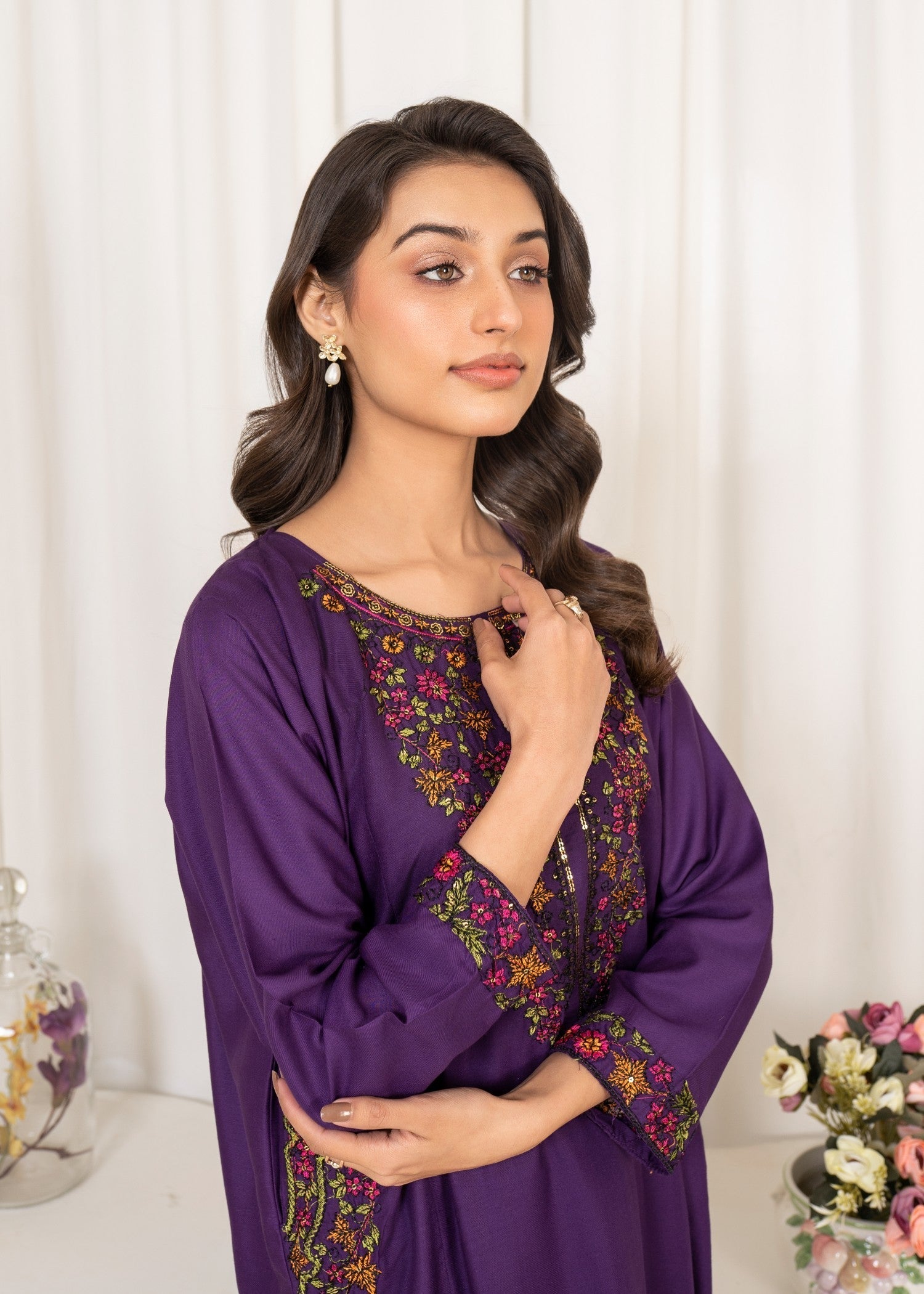 Tawakal Closet PURPLE SEQUENCE Women 2pcs