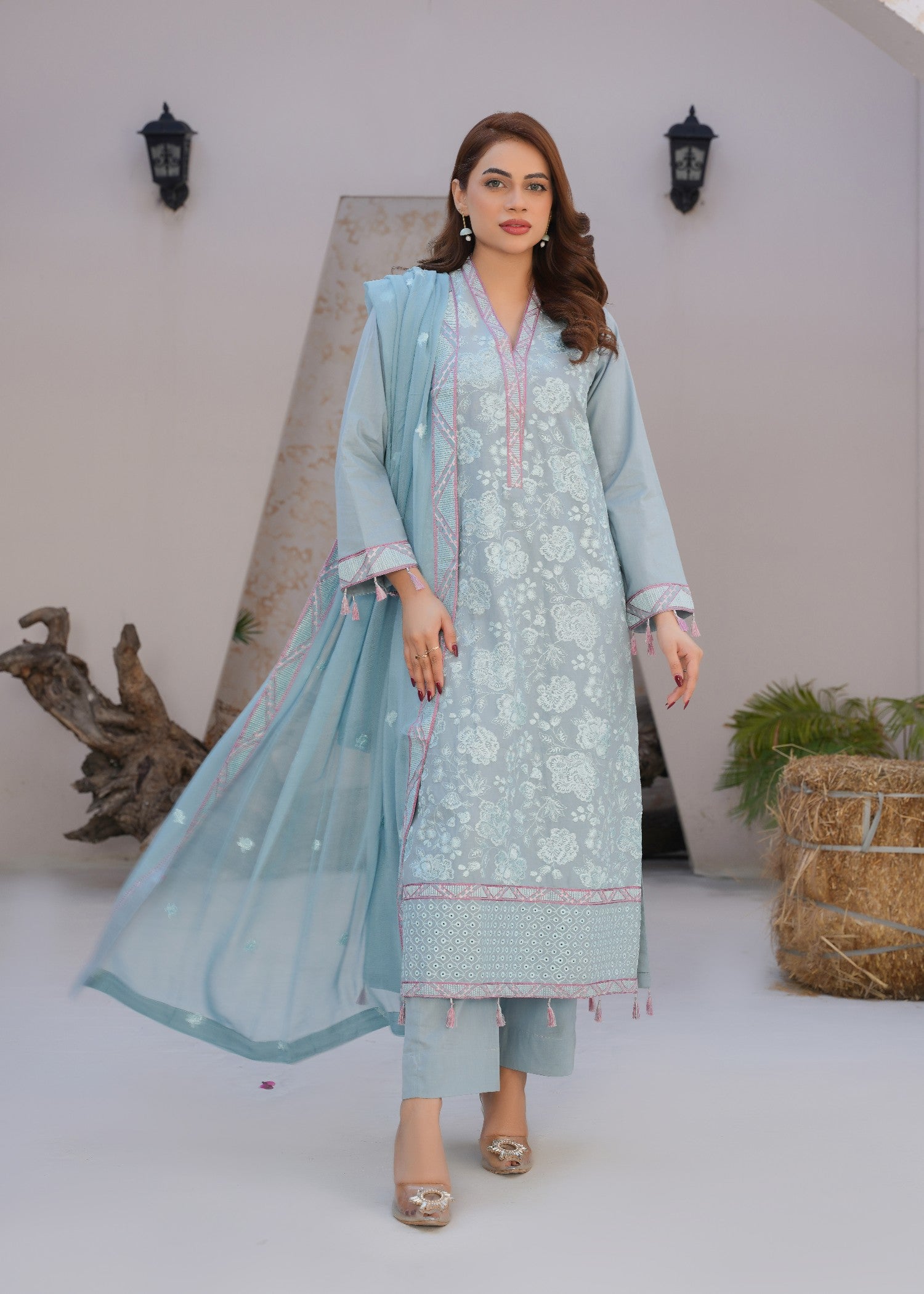 Minsa Boutique Rangeeniyaan A Celebration of Colors & Elegance Women 3pcs