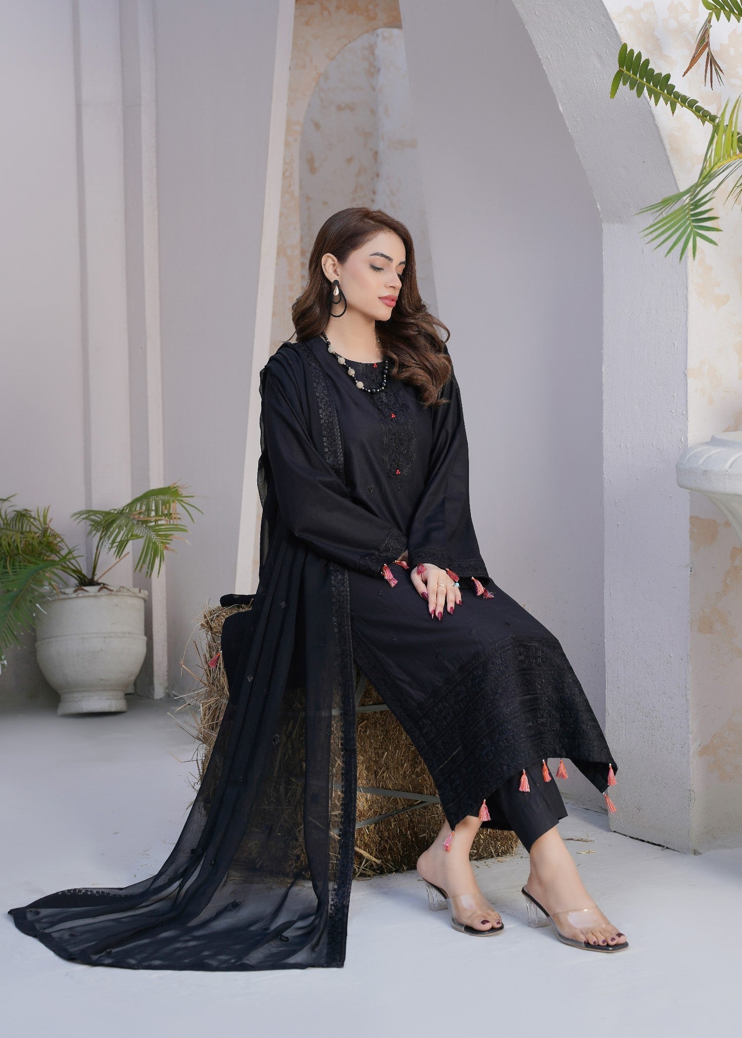 Minsa Boutique Nayaab – A Breath of Summer Elegance Women 3pcs