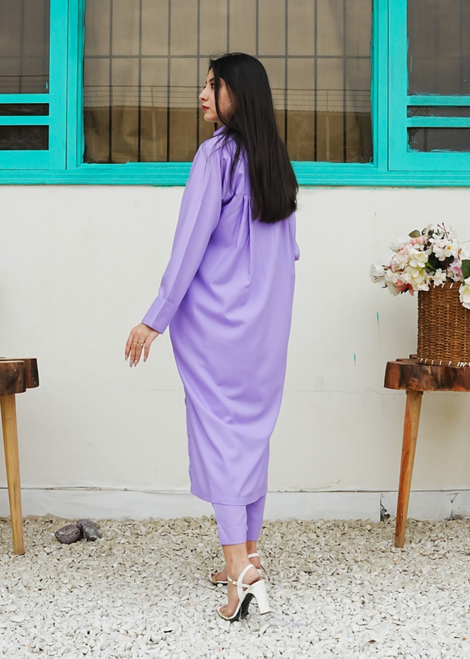 Tng (The Next Generation) Saya Co Ord Set | Lavender Women 2pcs