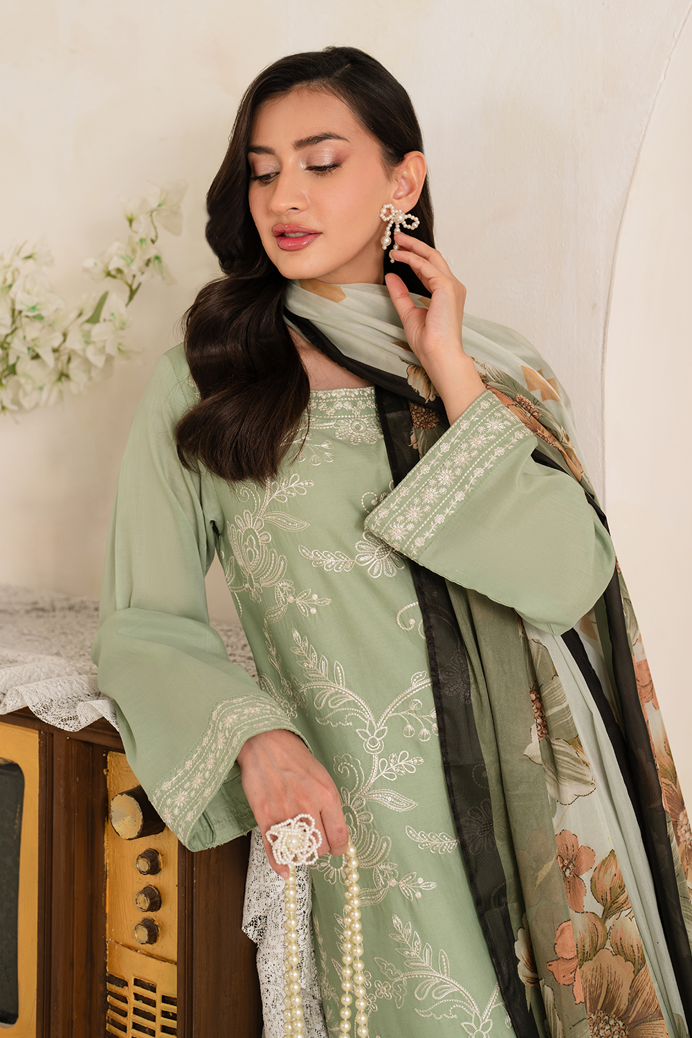 Esra Embroidered Lawn MJ 25 04 Women 3pcs
