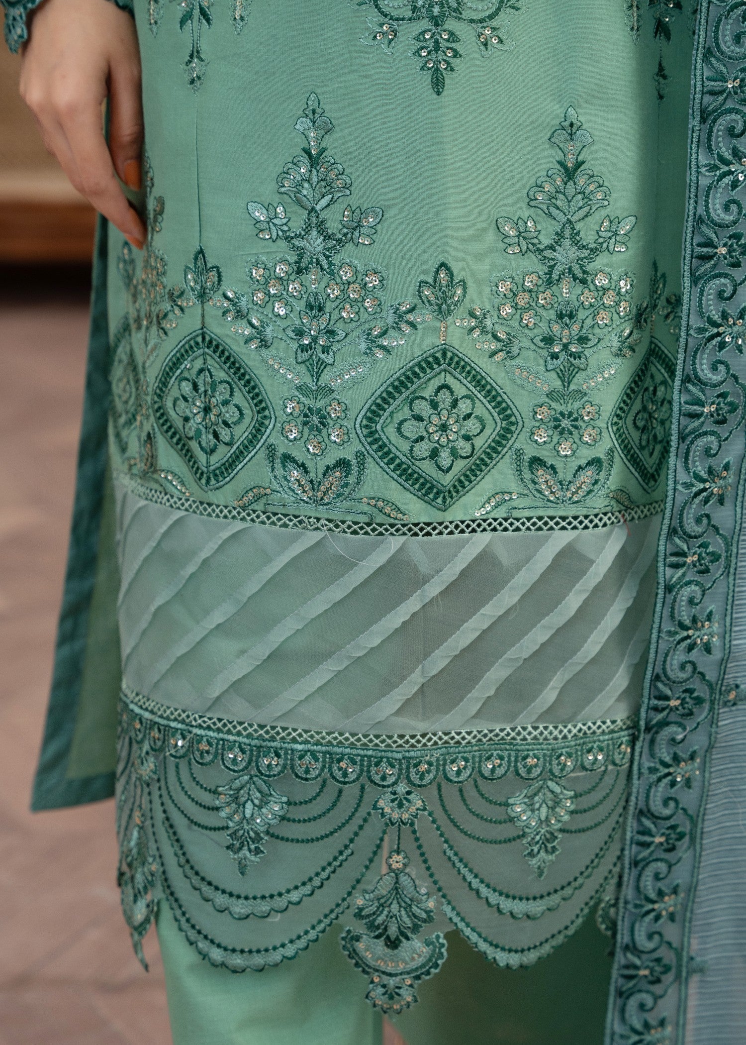 Waniya Awais WAL 30 Lawn Stitched Women 3pcs