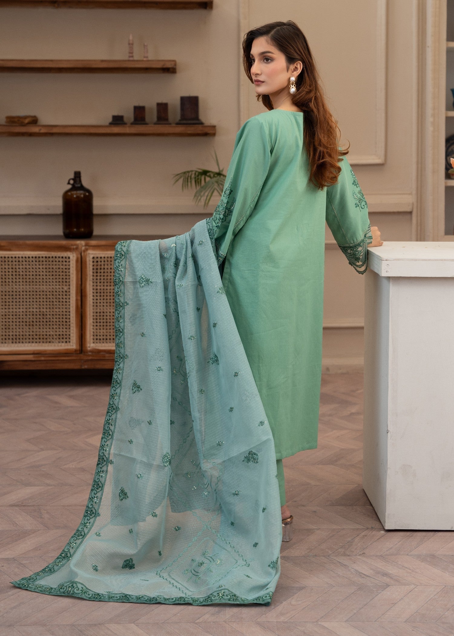 Waniya Awais WAL 30 Lawn Stitched Women 3pcs