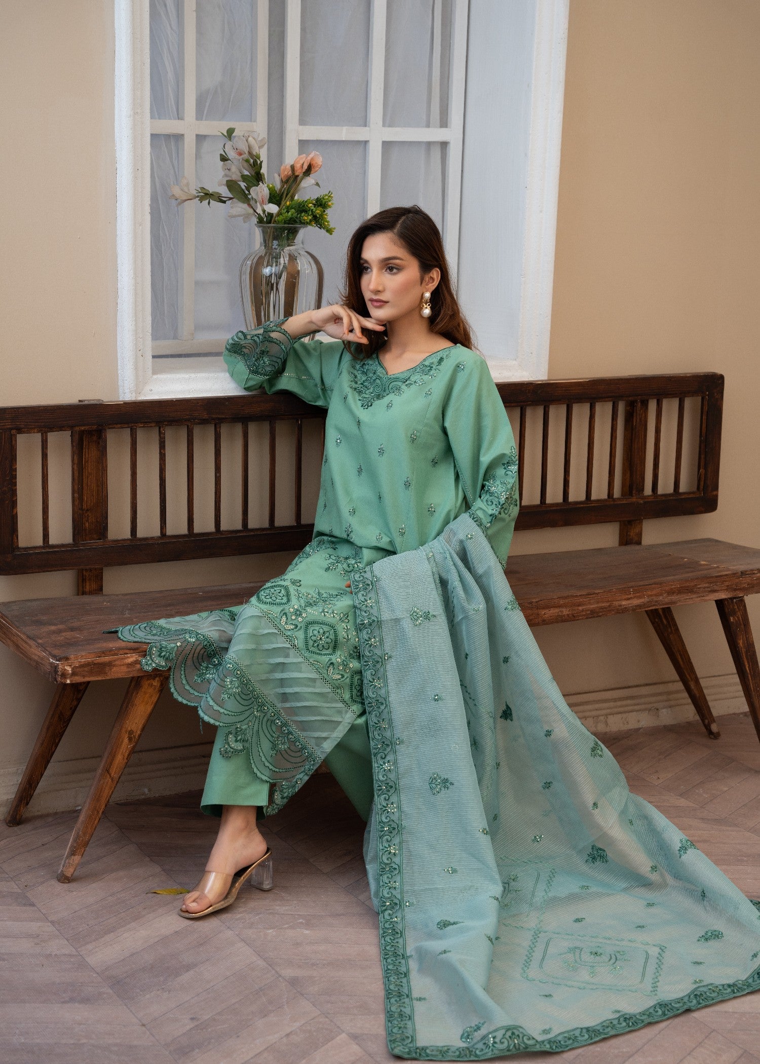Waniya Awais WAL 30 Lawn Stitched Women 3pcs