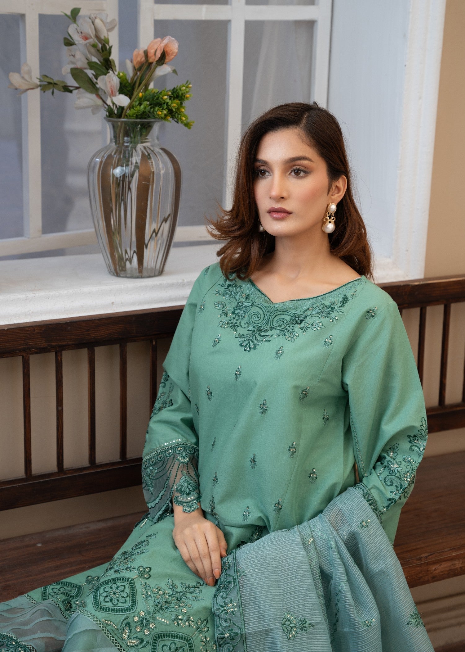 Waniya Awais WAL 30 Lawn Stitched Women 3pcs