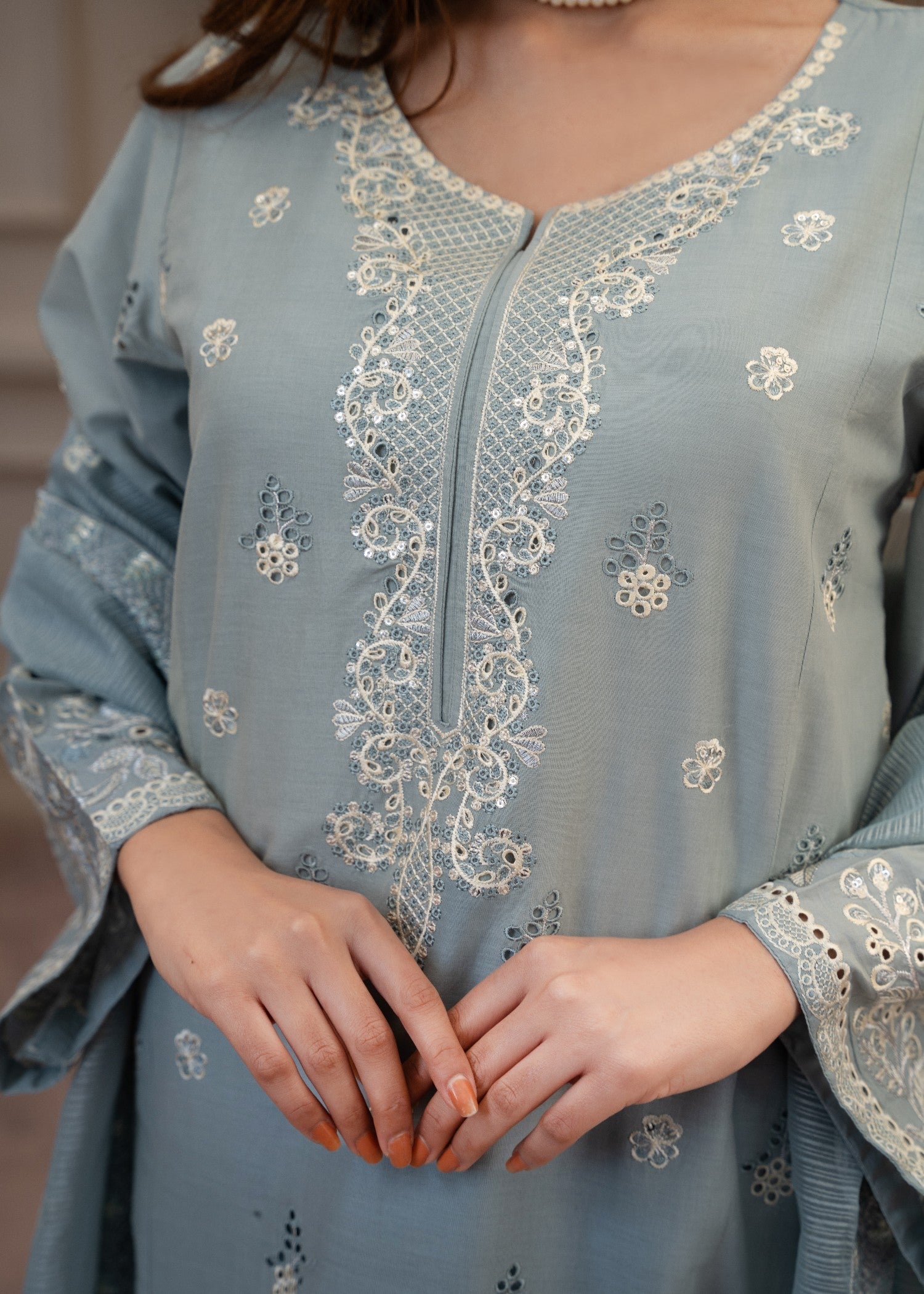 Waniya Awais WAL 26 Lawn Stitched Women 3pcs