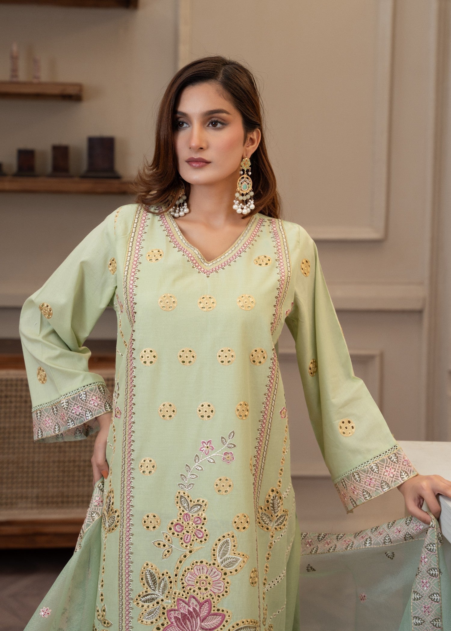 Waniya Awais WAL 28 Lawn Stitched Women 3pcs