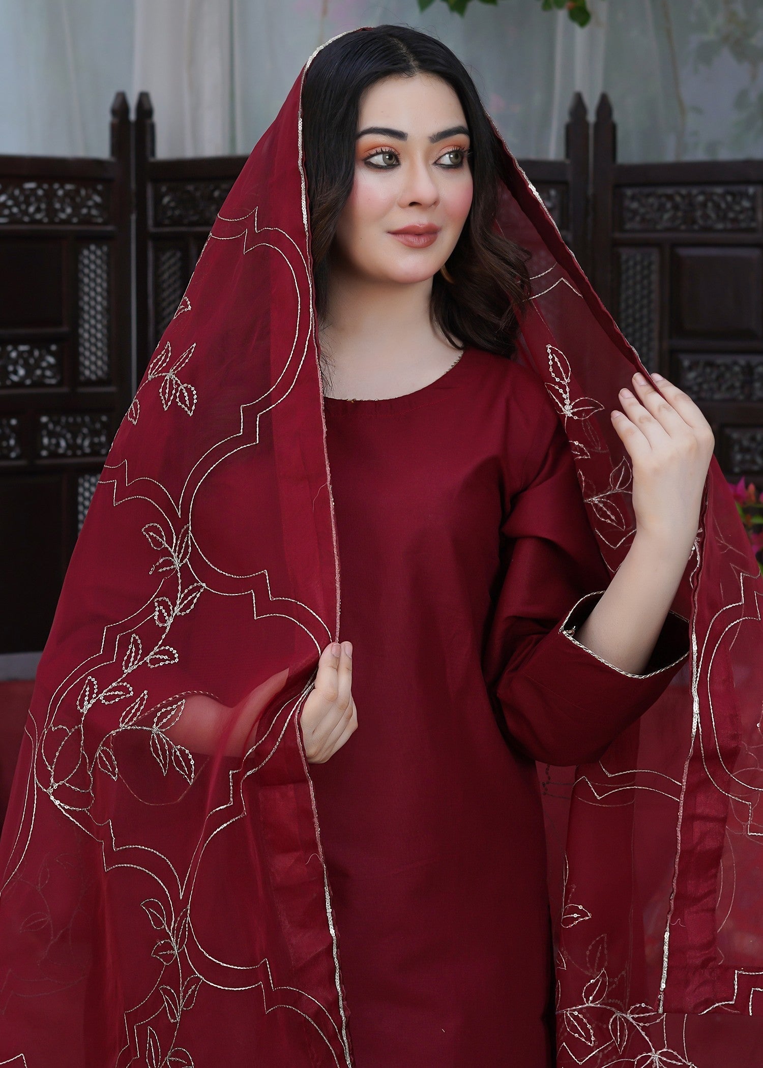 Waniya Awais WAL 74 D2 (Farshi Shalwar) Women 3pcs