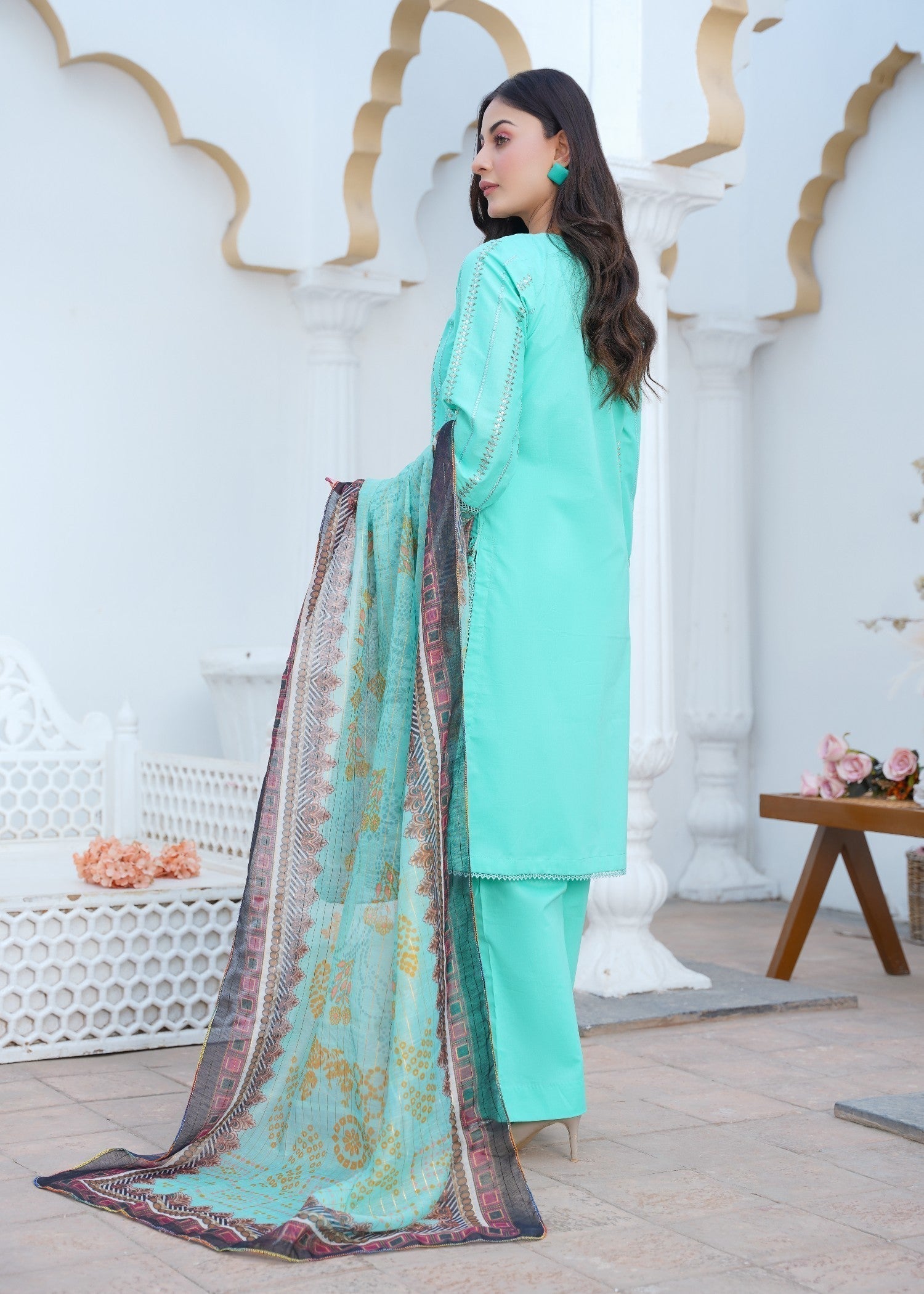 Kashaf | Aqua Cotton Set Women 3pcs