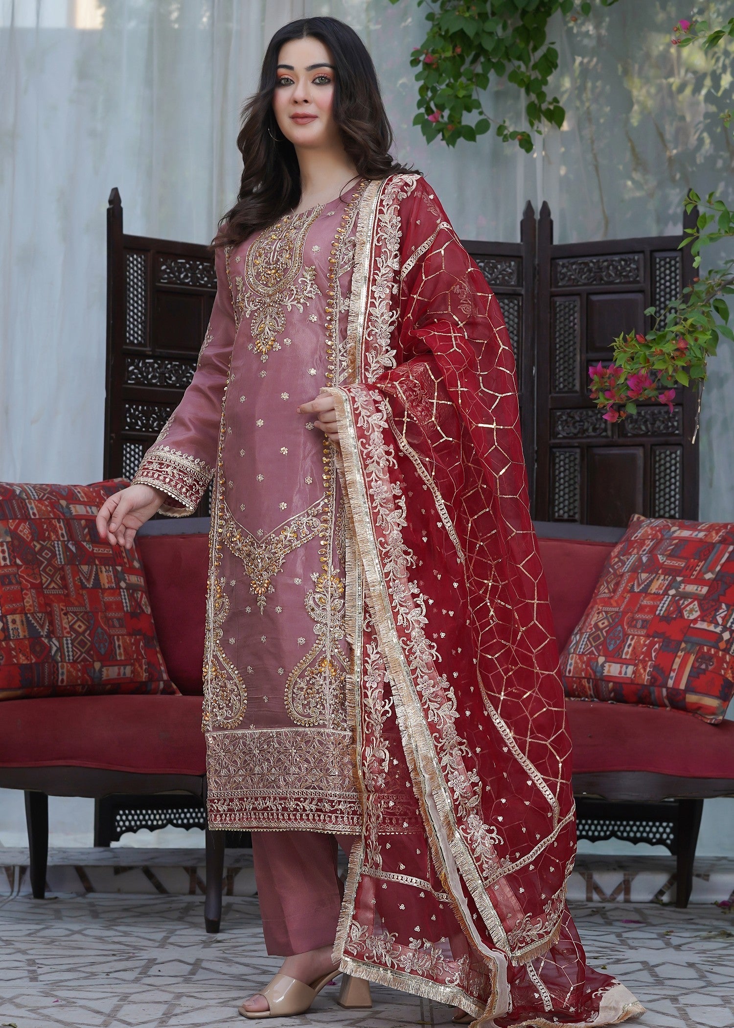 Waniya Awais WAS 19 (B) Stitched Women 3pcs