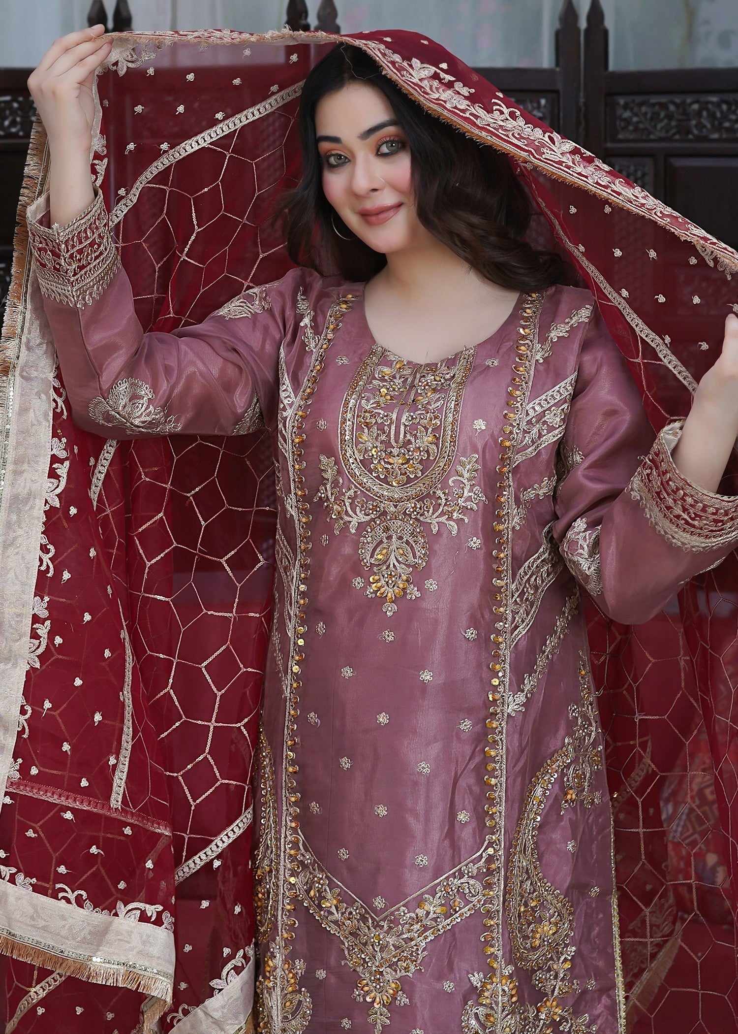 Waniya Awais WAS 19 (B) Stitched Women 3pcs