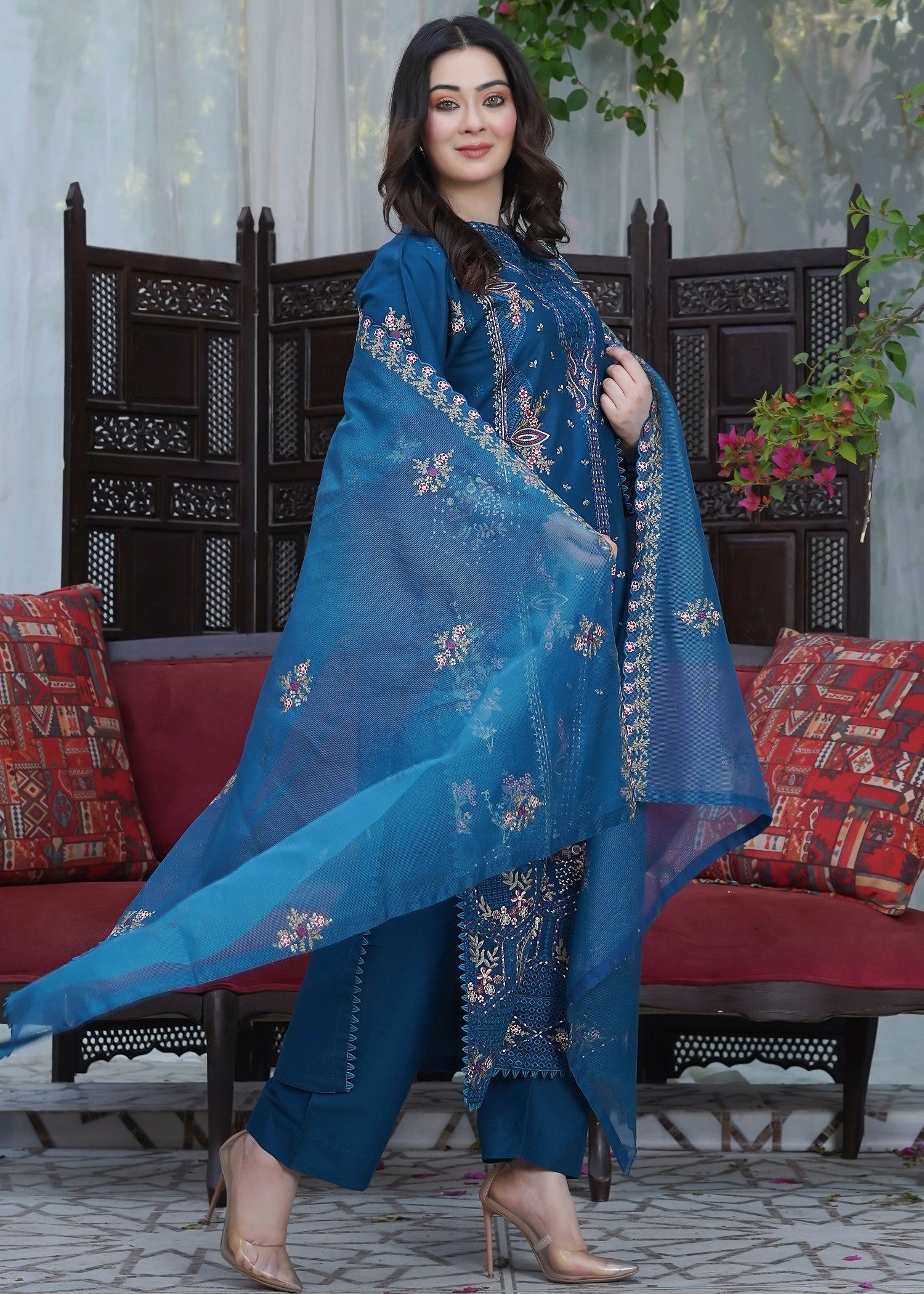 Waniya Awais WAL 56 Stitched Women 3pcs