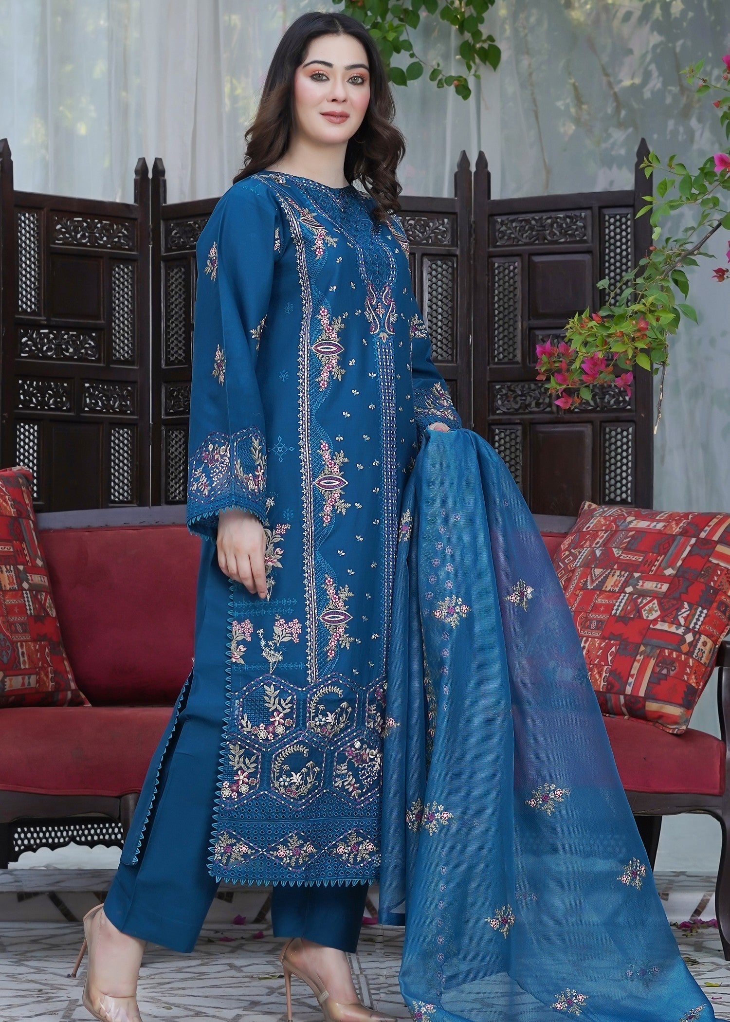 Waniya Awais WAL 56 Stitched Women 3pcs