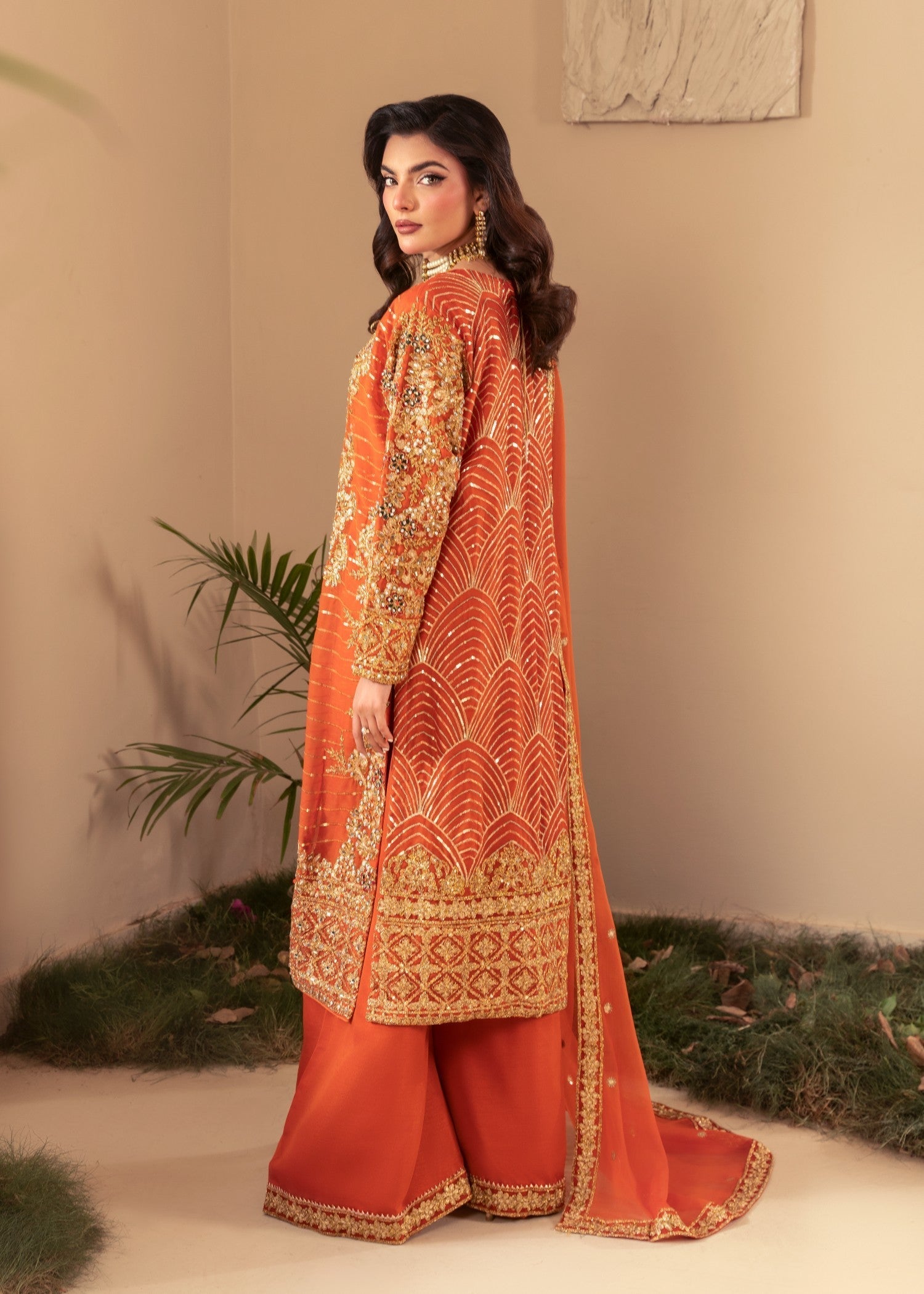 Four Season Boutique ZAFRAAN RUST Women 3pcs