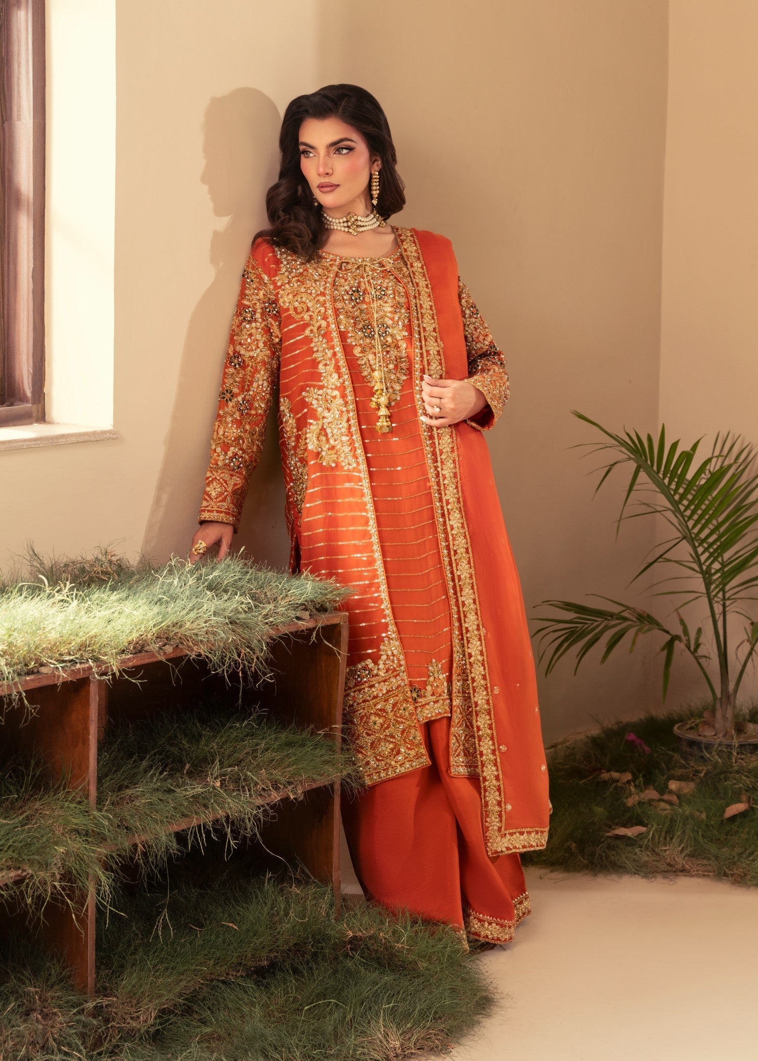 Four Season Boutique ZAFRAAN RUST Women 3pcs