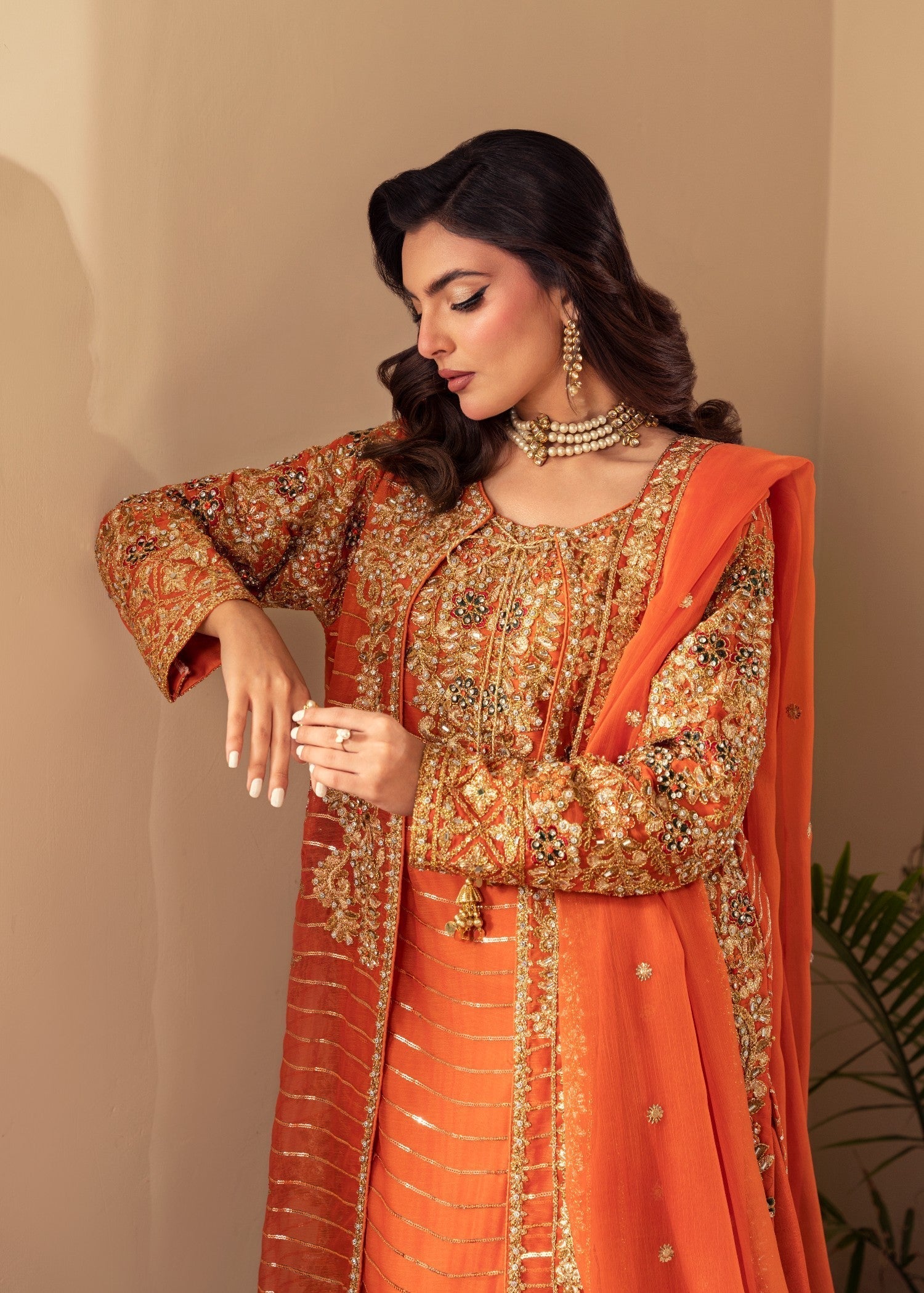 Four Season Boutique ZAFRAAN RUST Women 3pcs