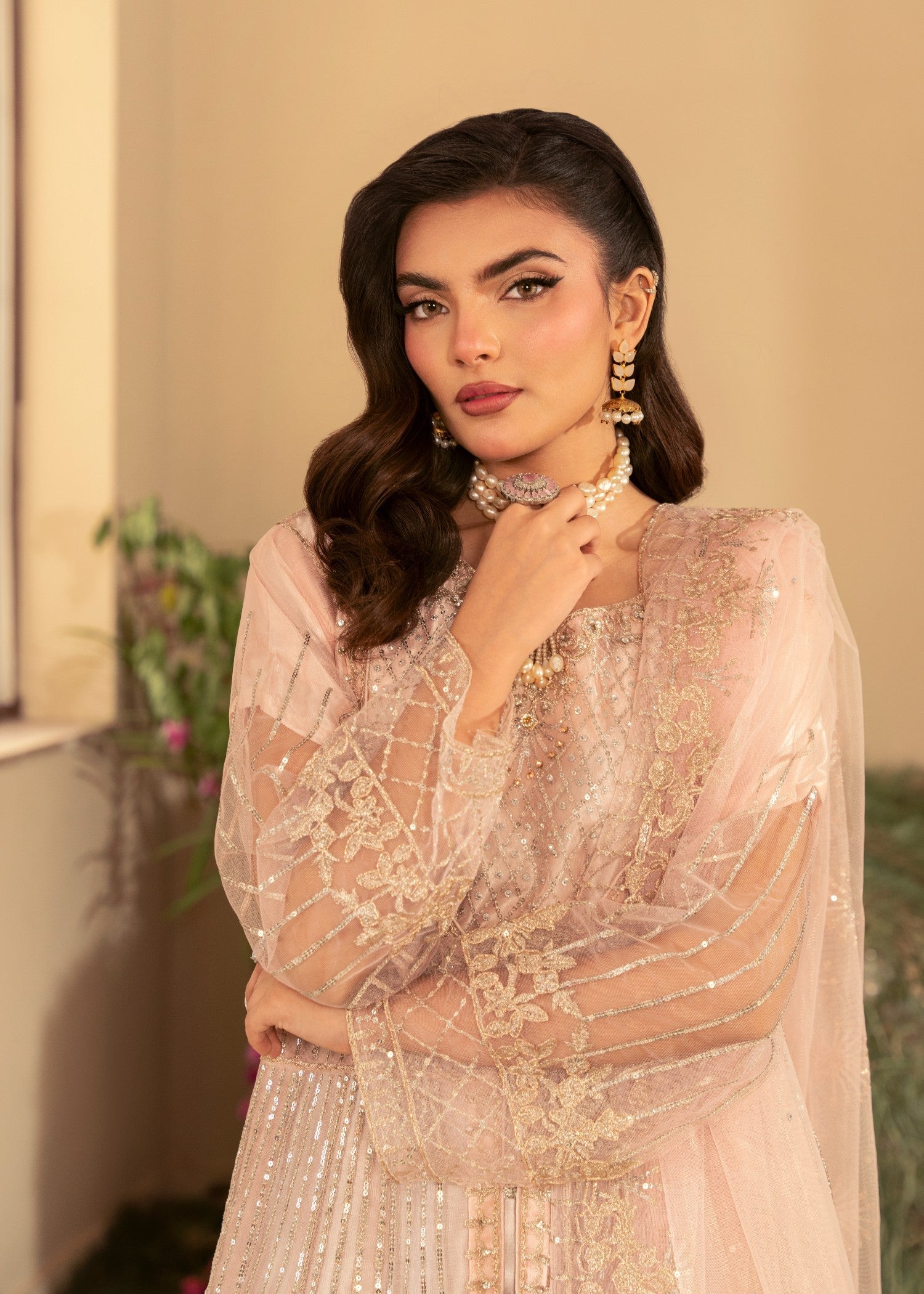 Four Season Boutique AYAT LIGHT PEACH Women 3pcs