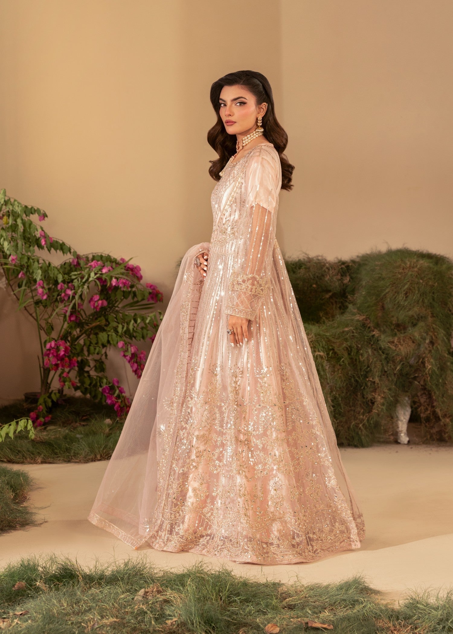 Four Season Boutique AYAT LIGHT PEACH Women 3pcs