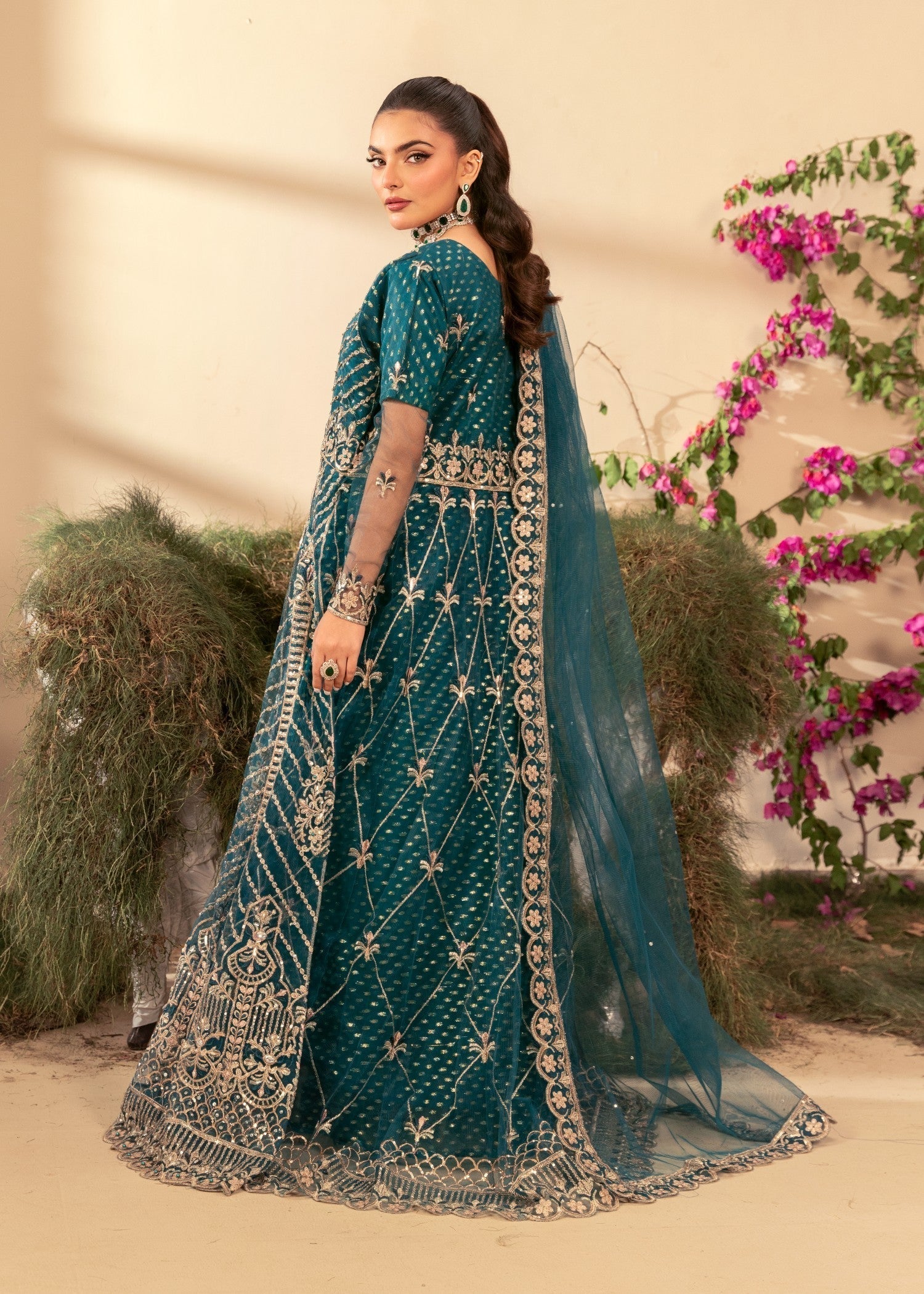 Four Season Boutique ZEBA TEAL BLUE Women 3pcs