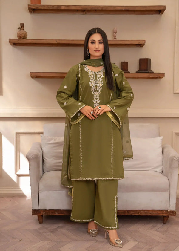 Akhrot Clothing Sabz Kali Women 3pcs