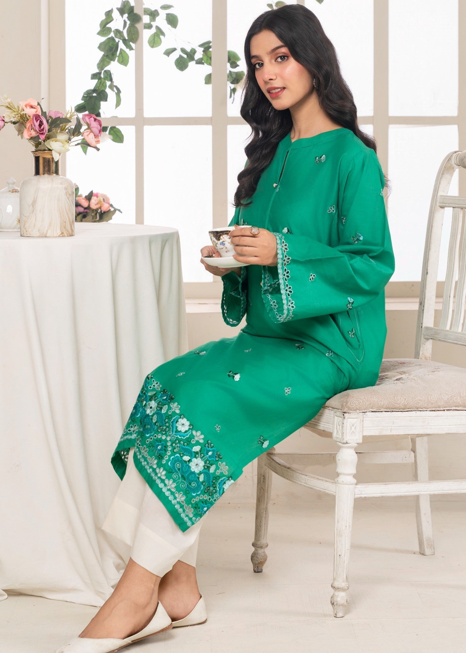 Meem Designs PINE GREEN Women 2pcs