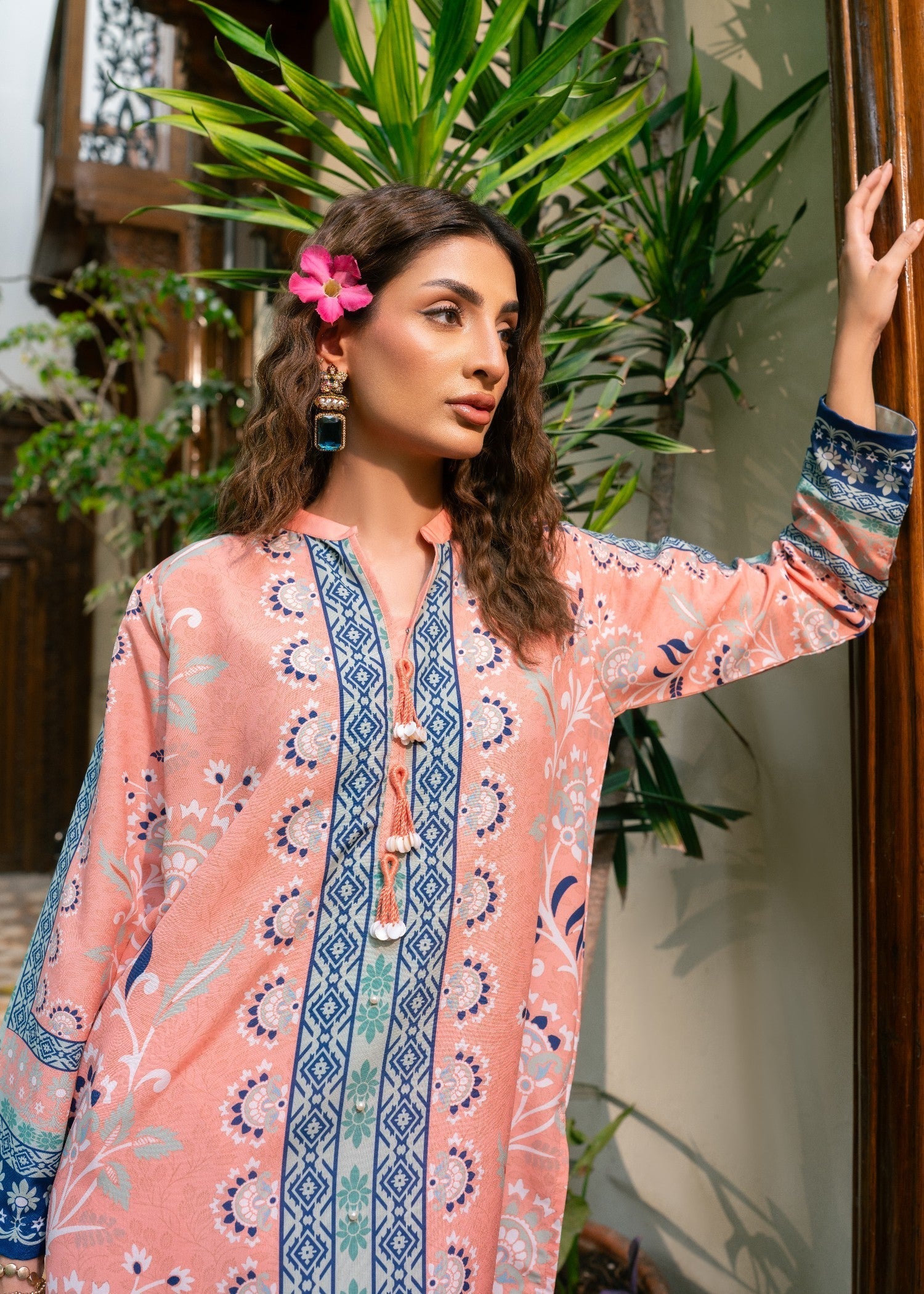 Nairah Peach Melon Women 2pcs