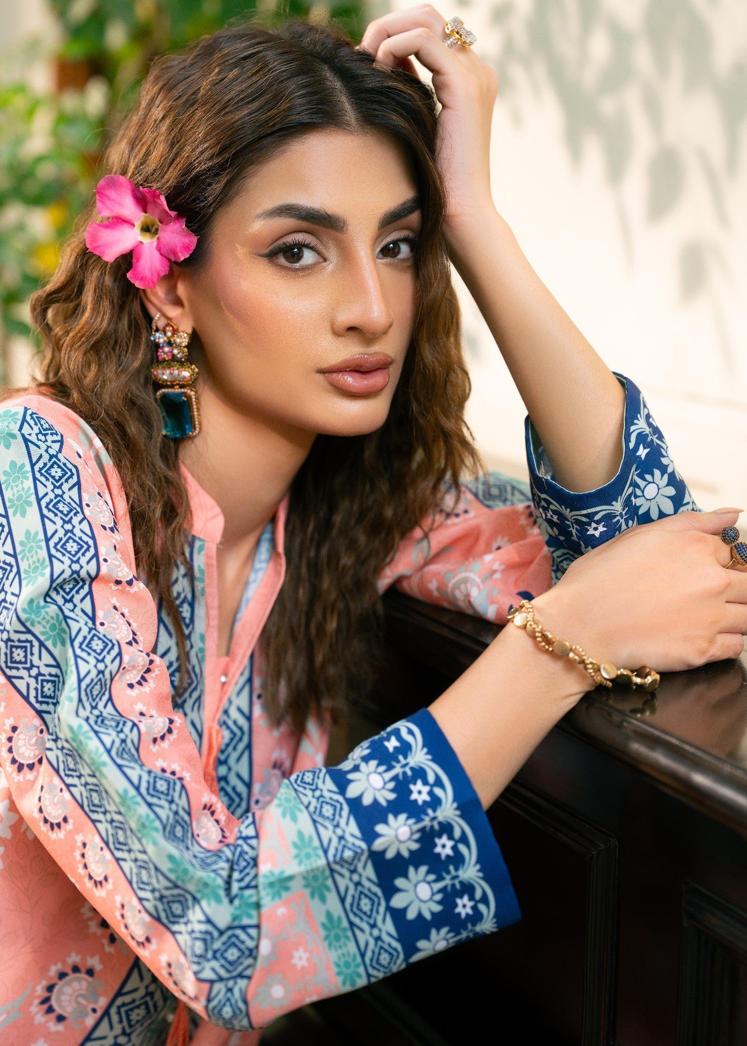 Nairah Peach Melon Women 2pcs