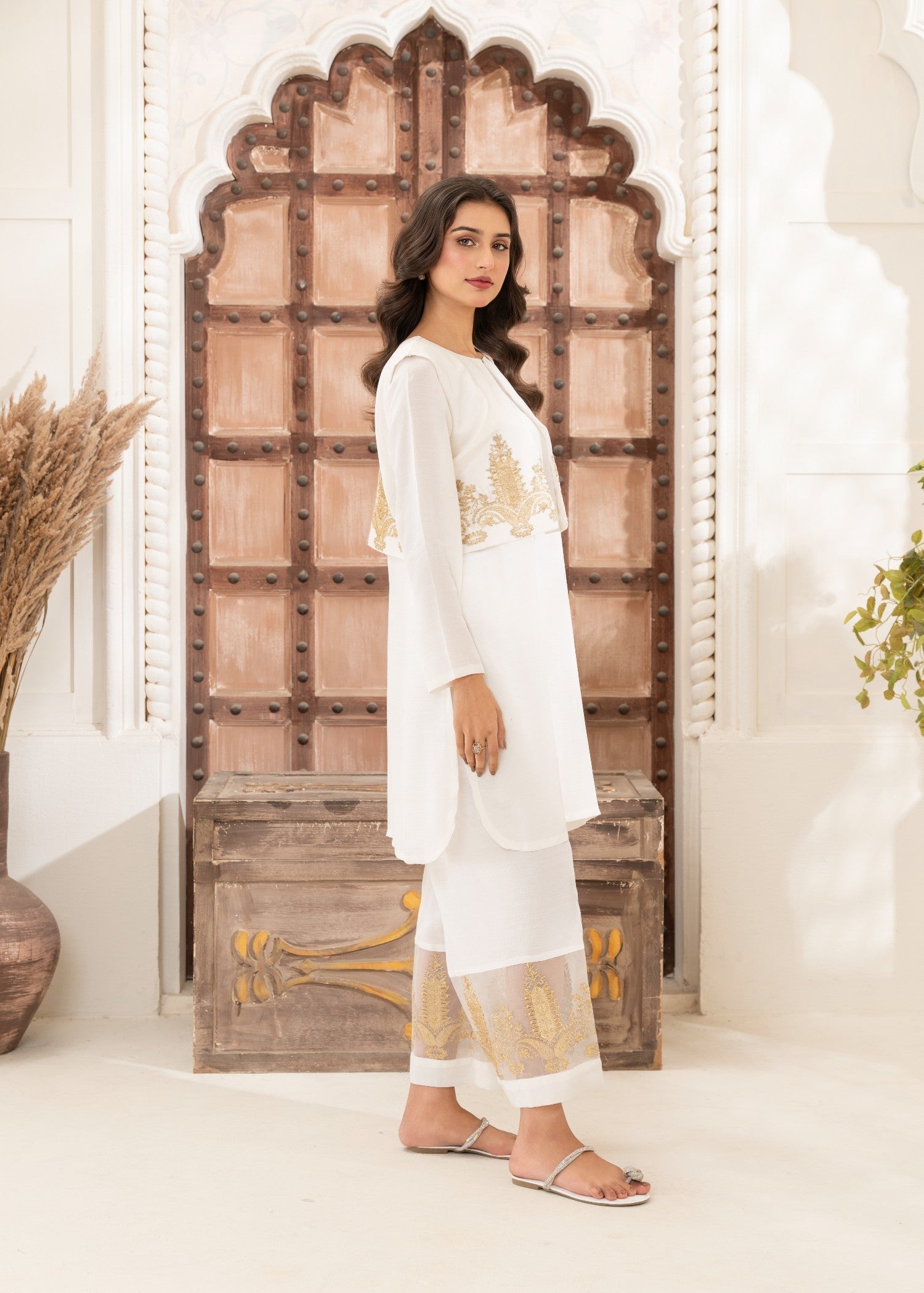 Yusra Ansari YAEID 02 SEA SHELL Women 3pcs