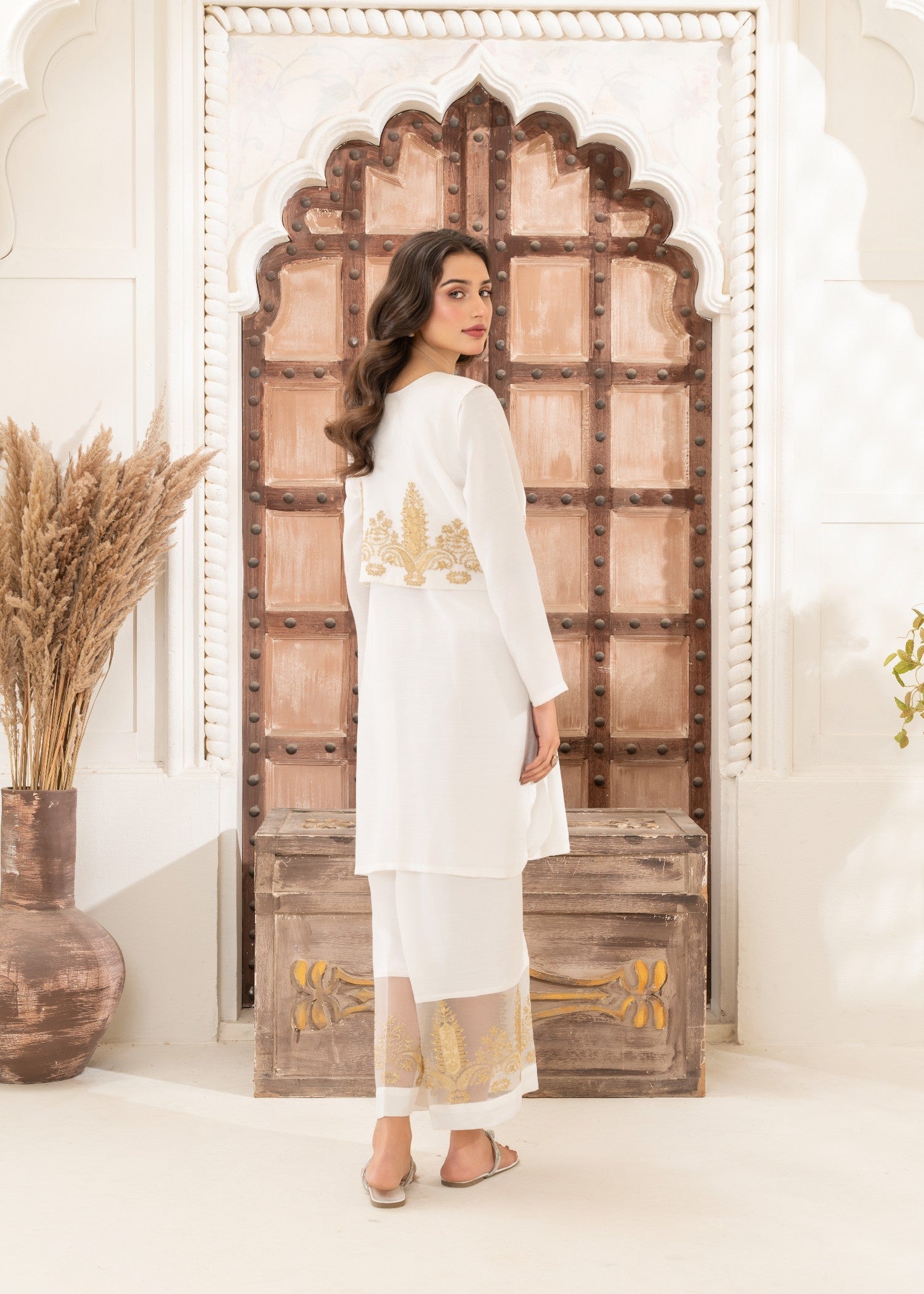 Yusra Ansari YAEID 02 SEA SHELL Women 3pcs