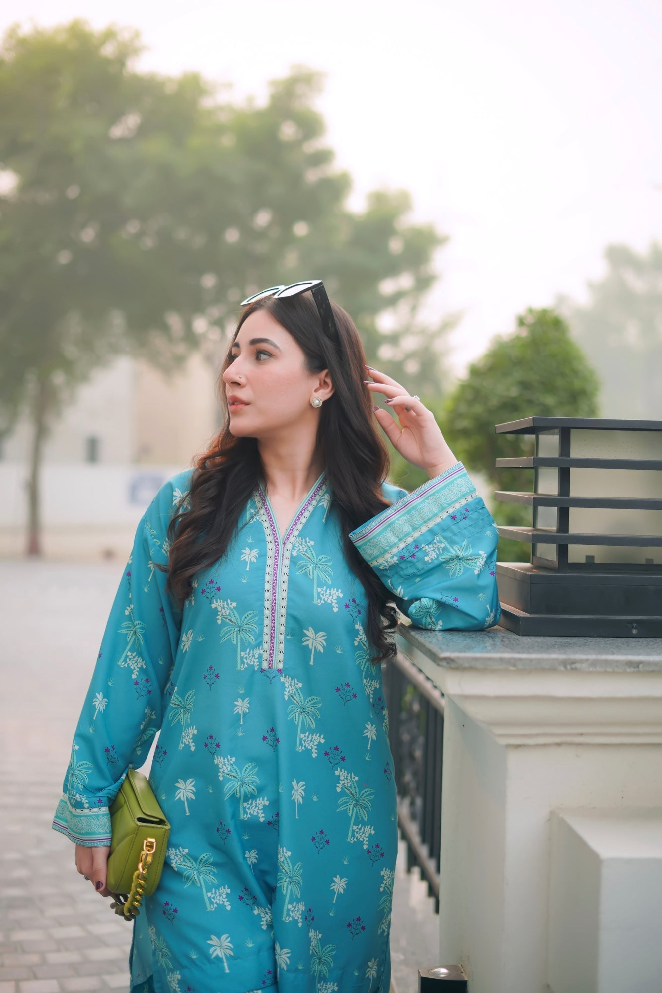 Lakhany Ready to wear Printed Poly Cambric Women 2pcs