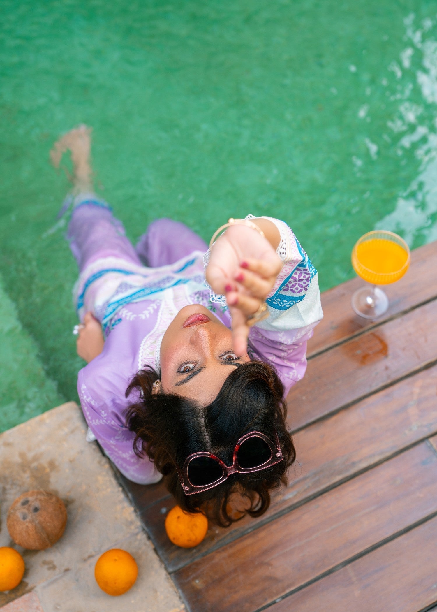 Nairah Lavender Bloom Women 2pcs