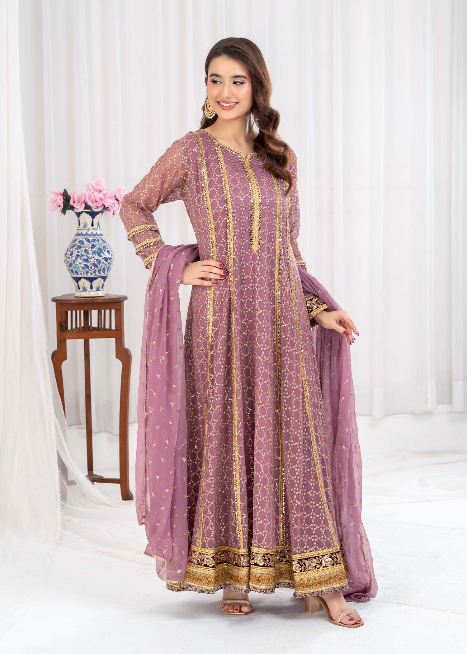 Ayesha Closet SHEHZADI LAVENDER Women 3pcs