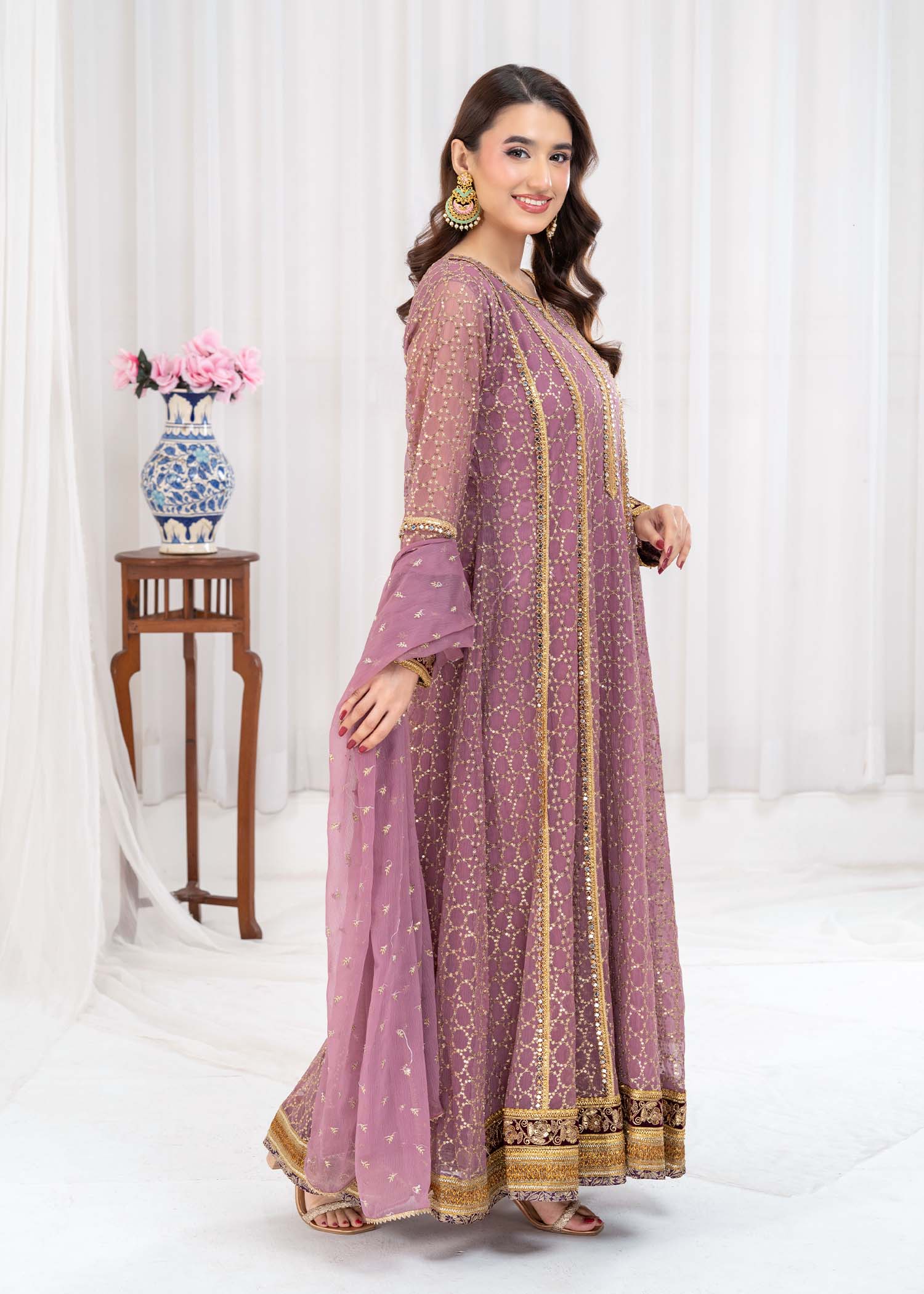 Ayesha Closet SHEHZADI LAVENDER Women 3pcs