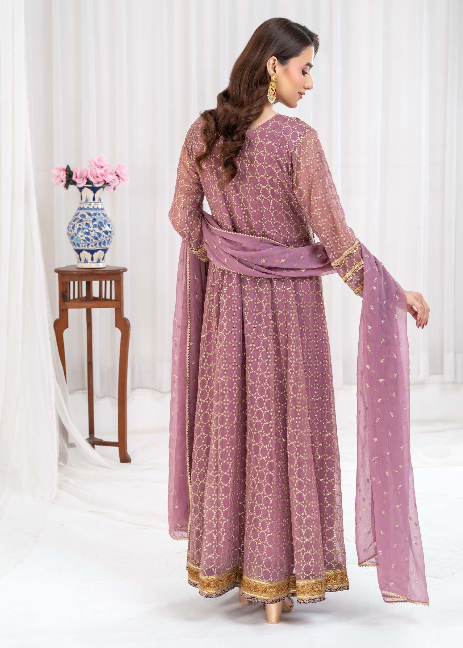 Ayesha Closet SHEHZADI LAVENDER Women 3pcs