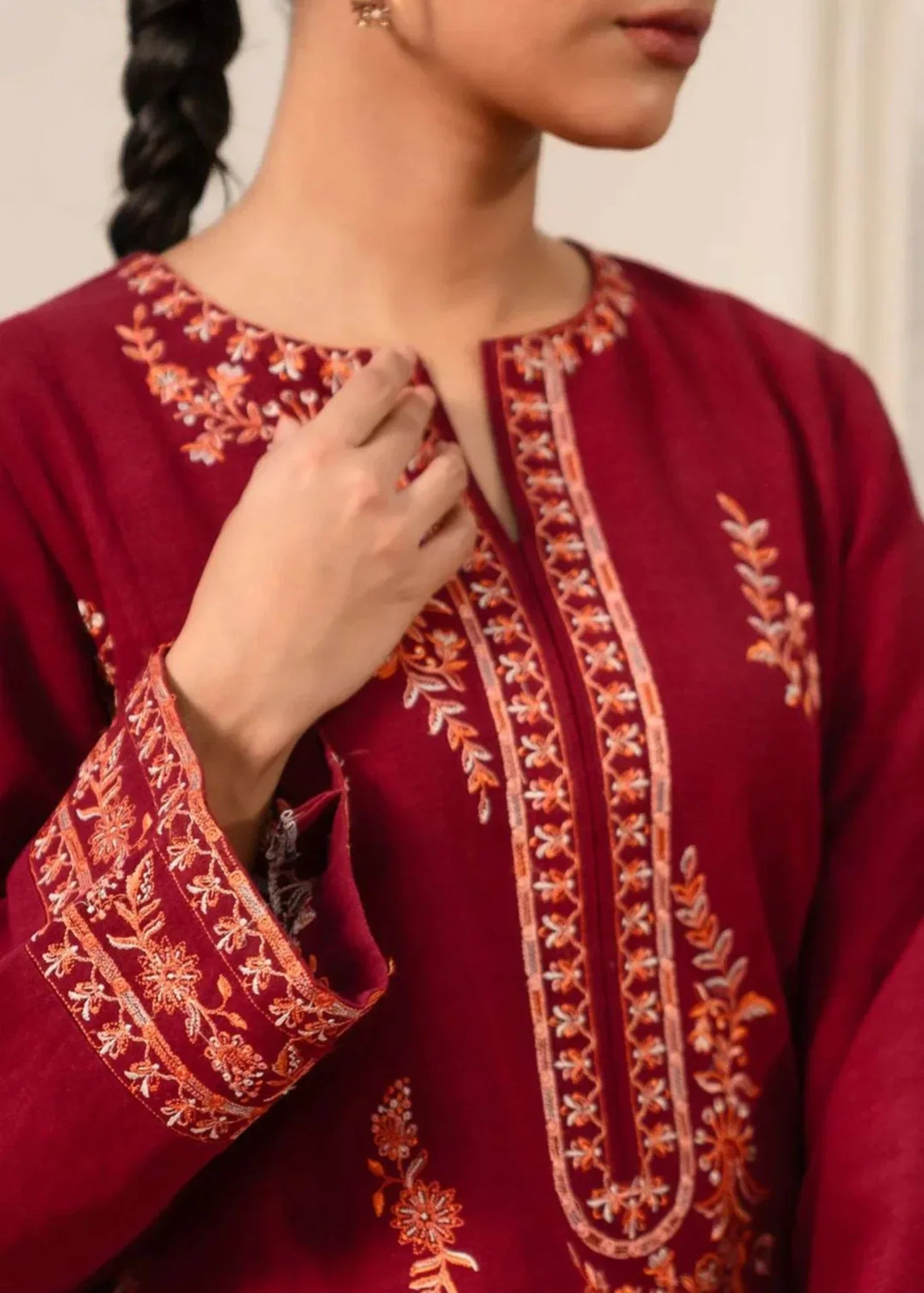 Shehroz Fashion RANG E BAHAR LAWN EMBROIDERY DRESS Women 2pcs