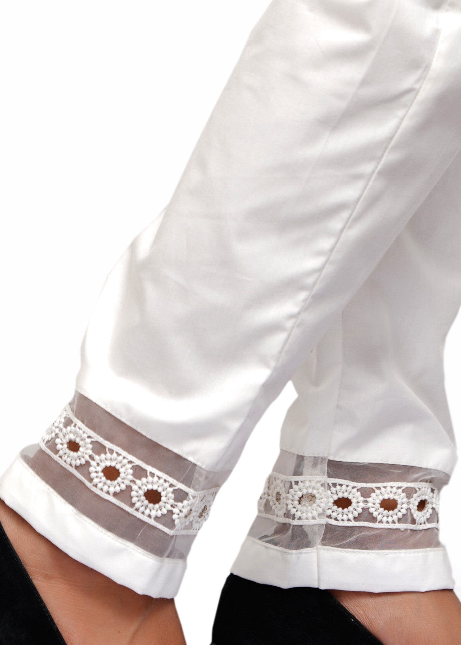 Punkh Trouser CT 76 White Women 1pcs