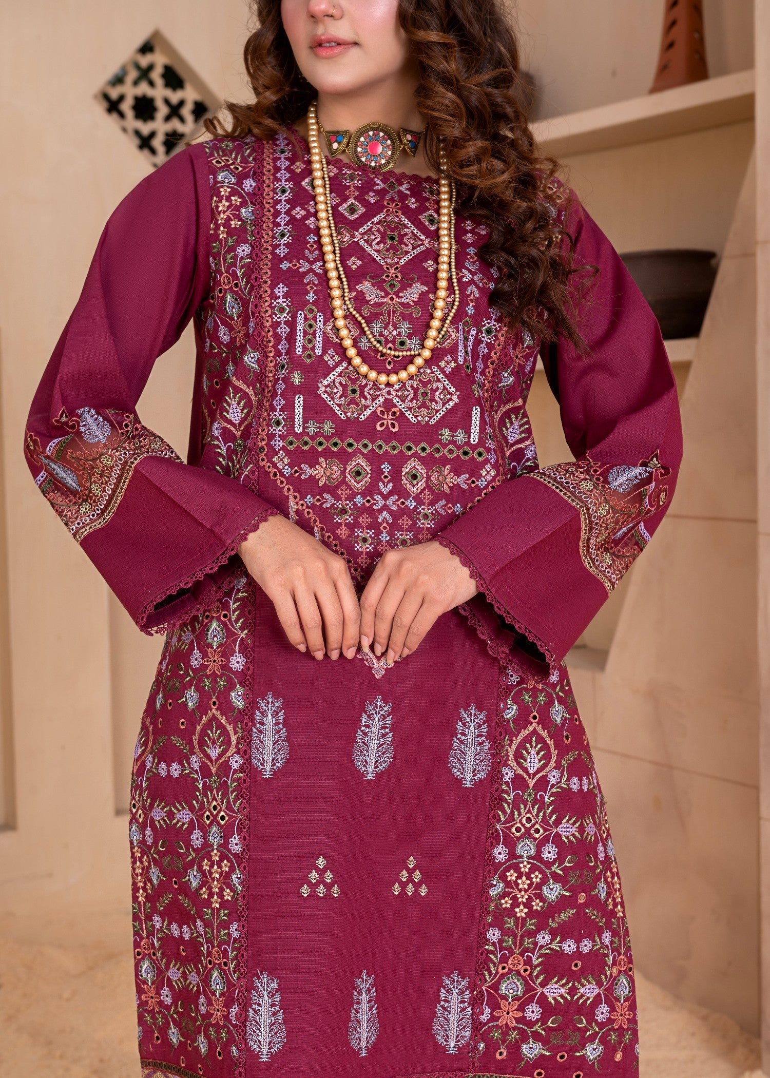 Dori Sands of Saffron Women 2pcs