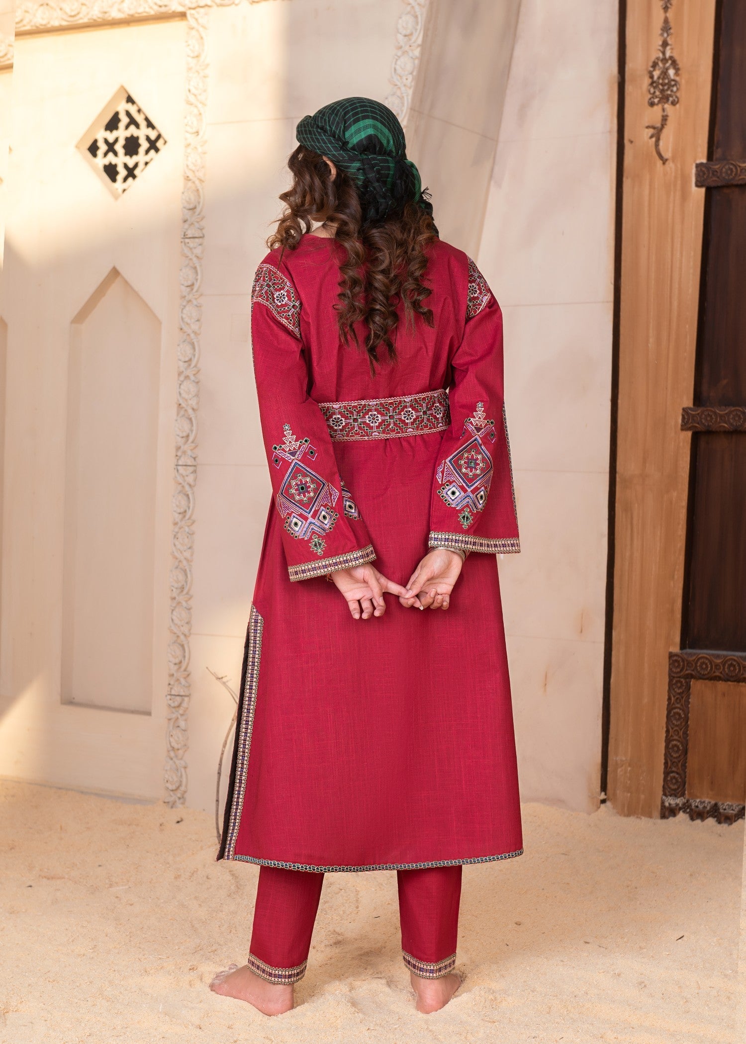 Dori Crimson Mirage Women 2pcs