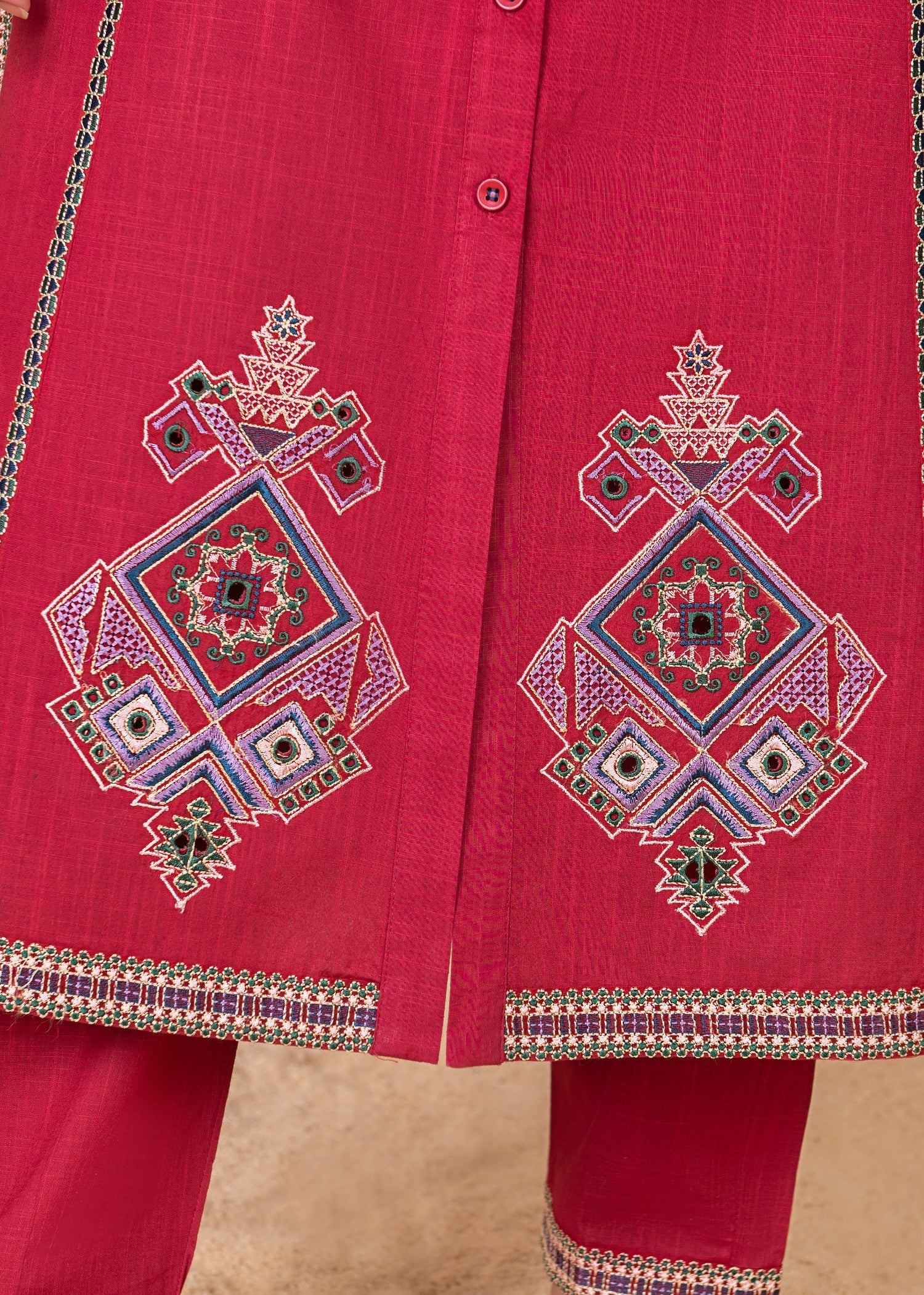 Dori Crimson Mirage Women 2pcs