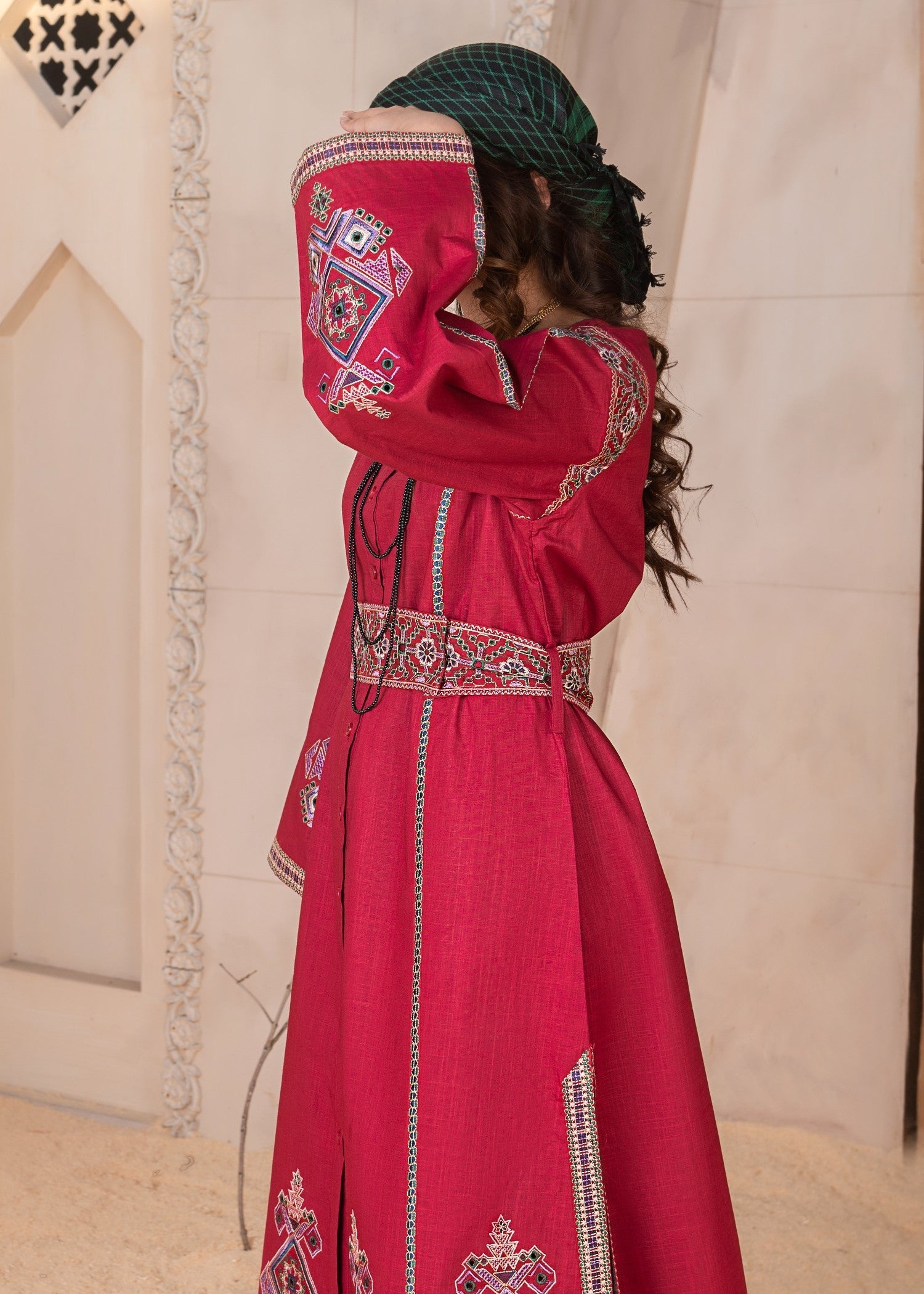 Dori Crimson Mirage Women 2pcs