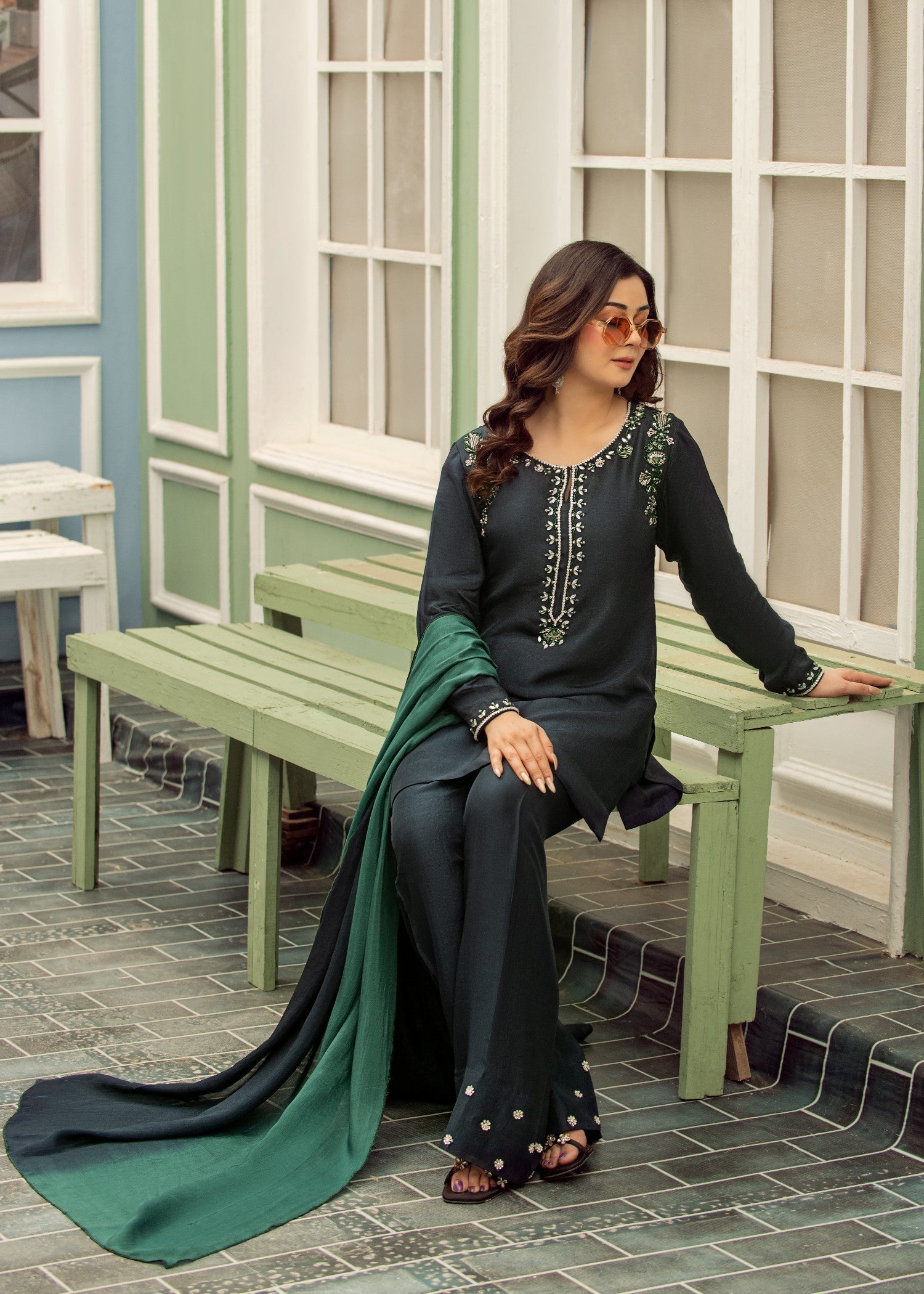 Kausar Attire Ombre Women 3pcs