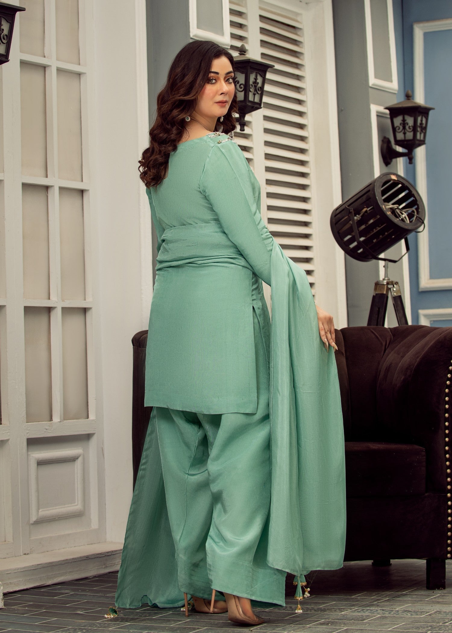 Kausar Attire ocean Women 3pcs