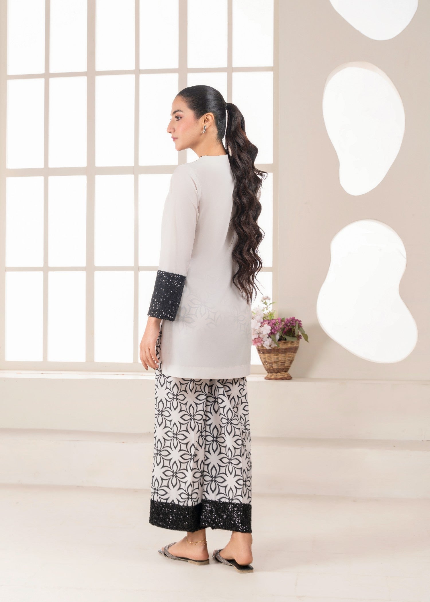 Stitch Vibes Elan Blanc Co ord set Women 2pcs