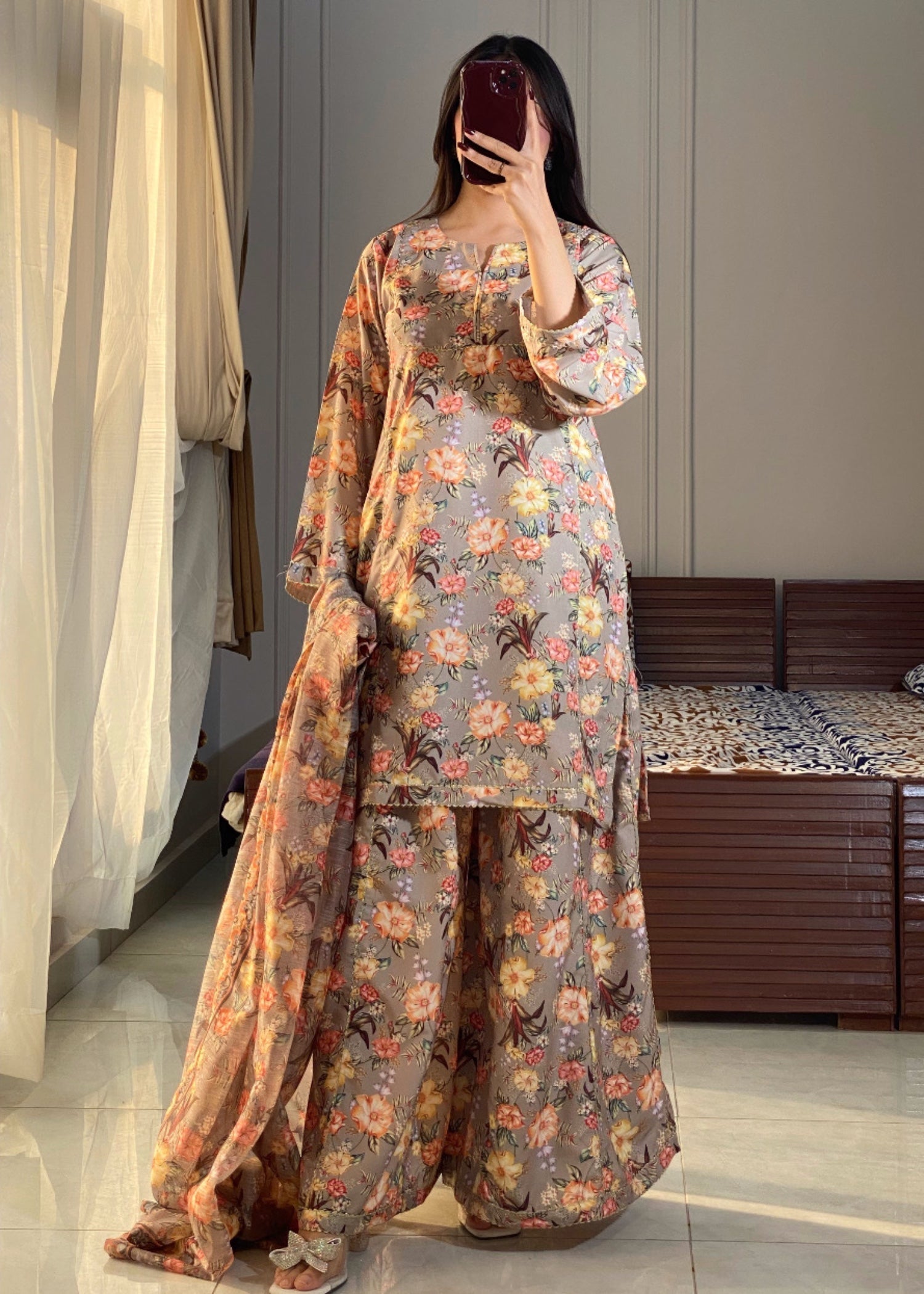 Ayesha B honeybrown (seema) Women 3pcs