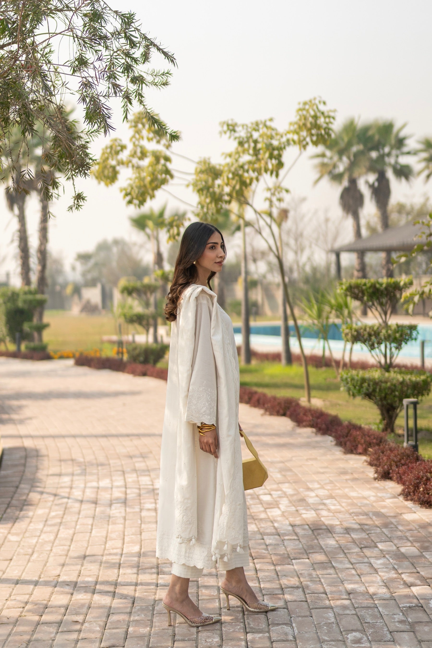 Lakhany Ready To Wear Embroidered with Fancy Textured Dupatta Women 3pcs