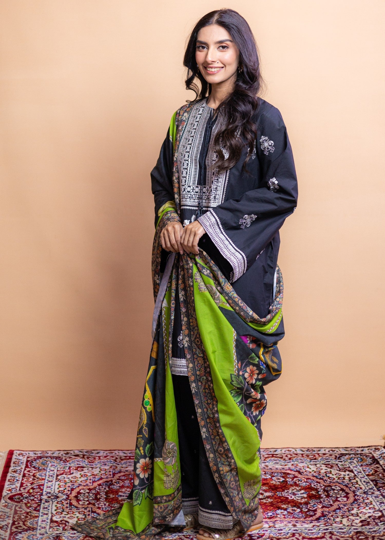 Aqasi koyal ( shalwar set) Women 3pcs