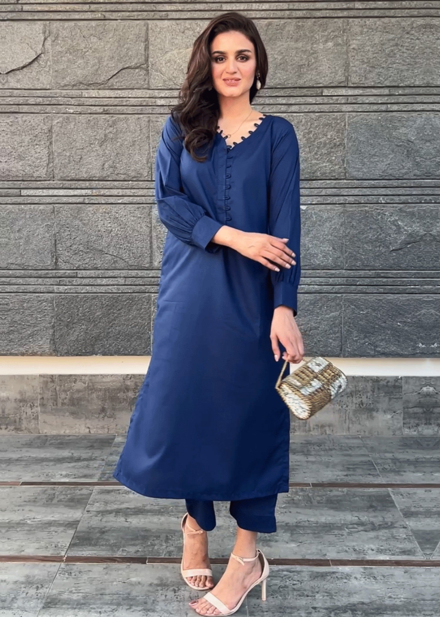 Tng (The Next Generation) Wania Co Ord Set | Blue Women 2pcs