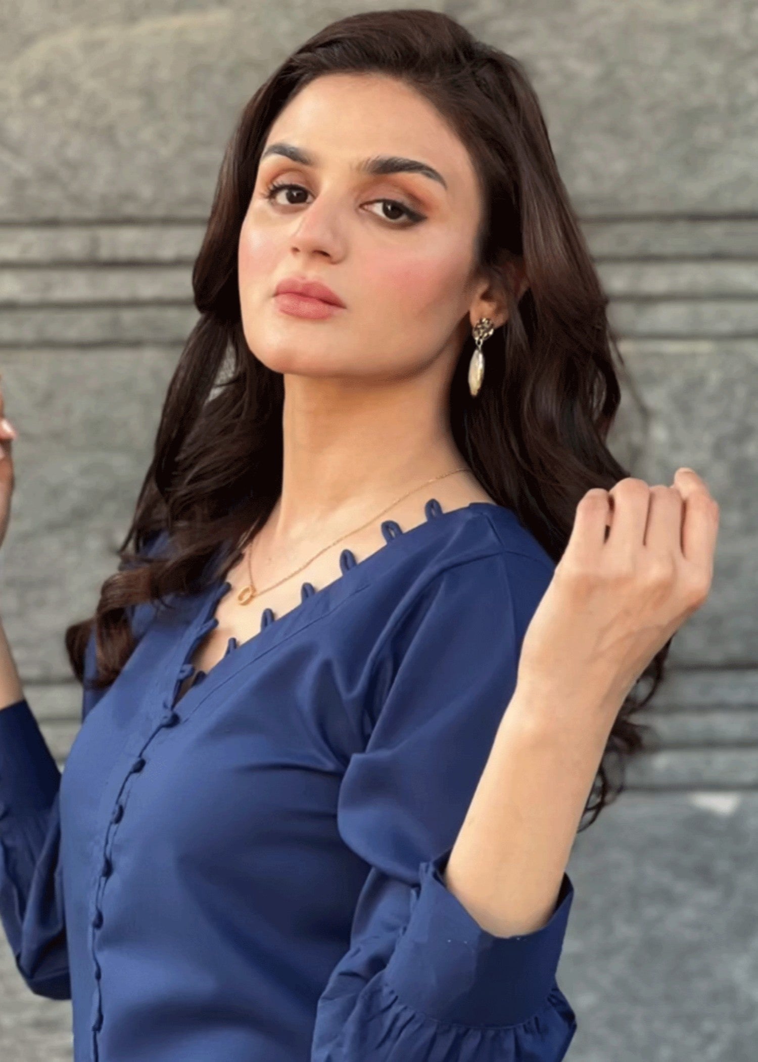 Tng (The Next Generation) Wania Co Ord Set | Blue Women 2pcs